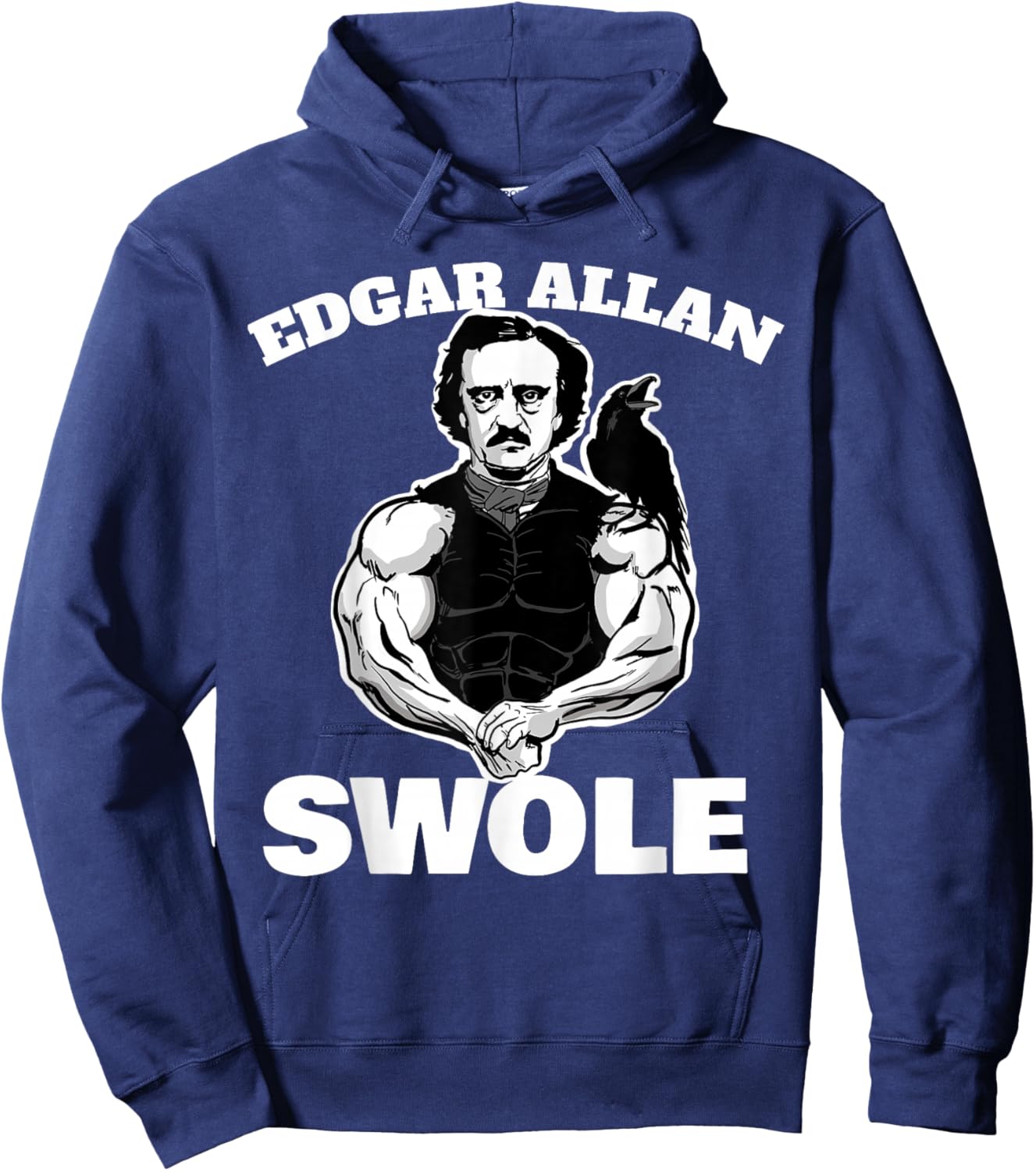Edgar Allan Swole Hoodie - Hoodie | Navy