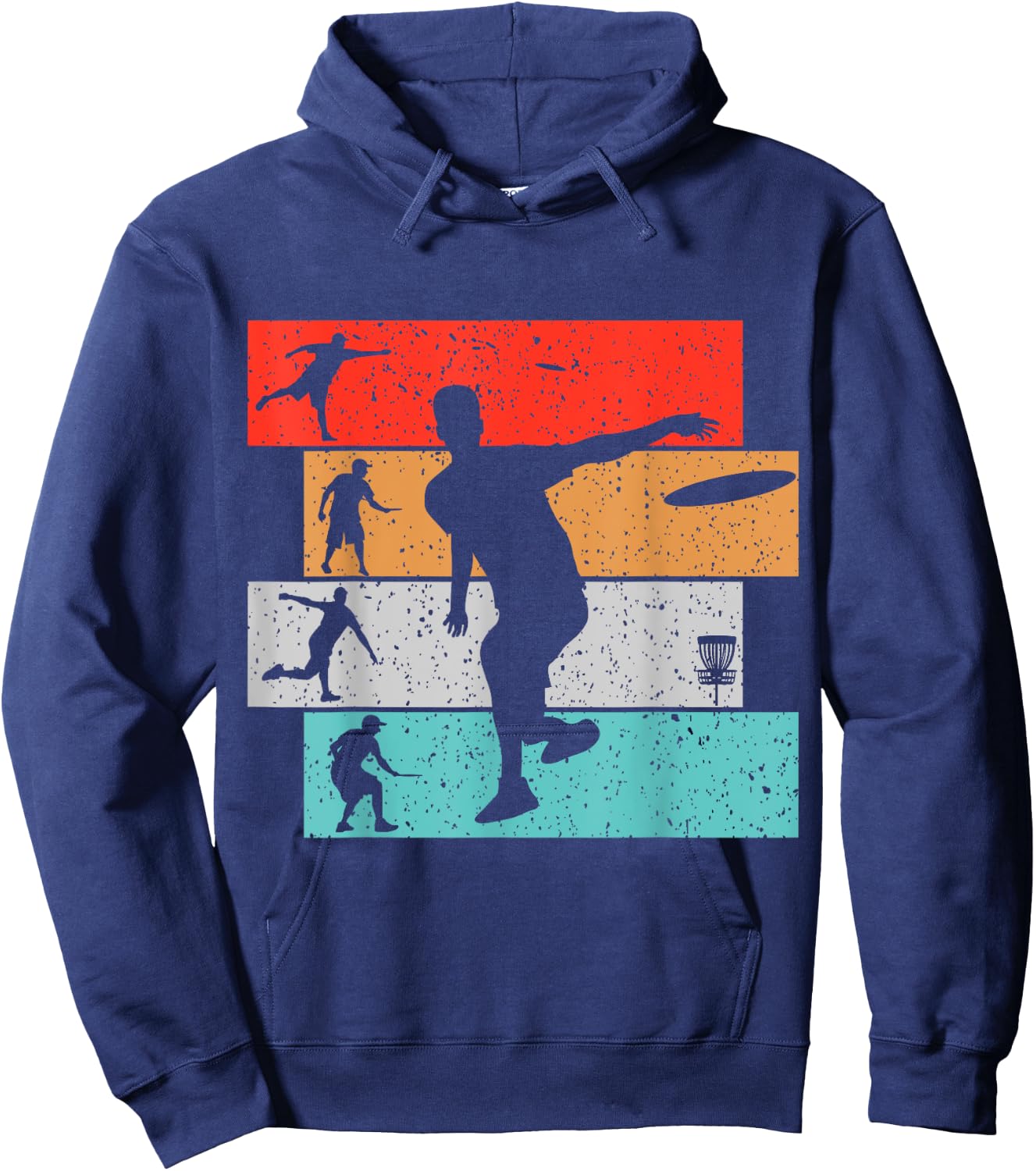 Disc Golf Frisbee Boys Kids Hoodie - Hoodie | Navy