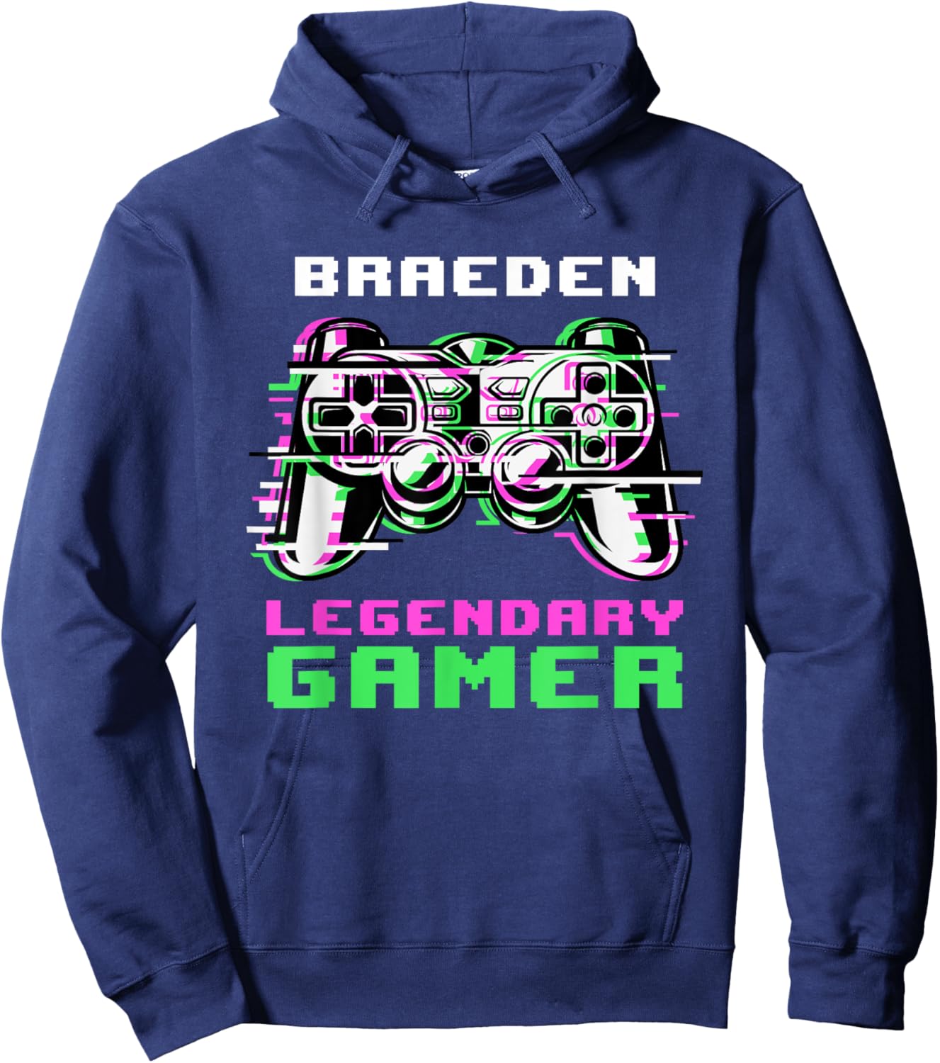 Braeden - Legendary Gamer - Personalized Hoodie - Hoodie | Navy