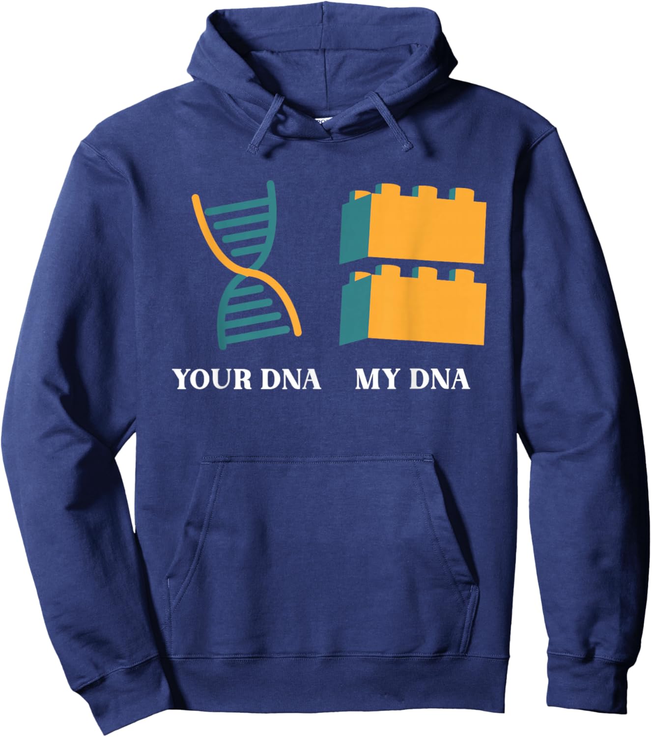 Big Building Blocks DNA Master Builder Children Kids Toy Hoodie - Hoodie | Navy