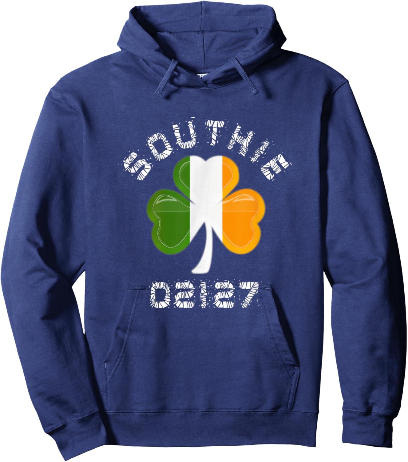 Southie - Irish - 02127 Hoodie - Hoodie | Navy