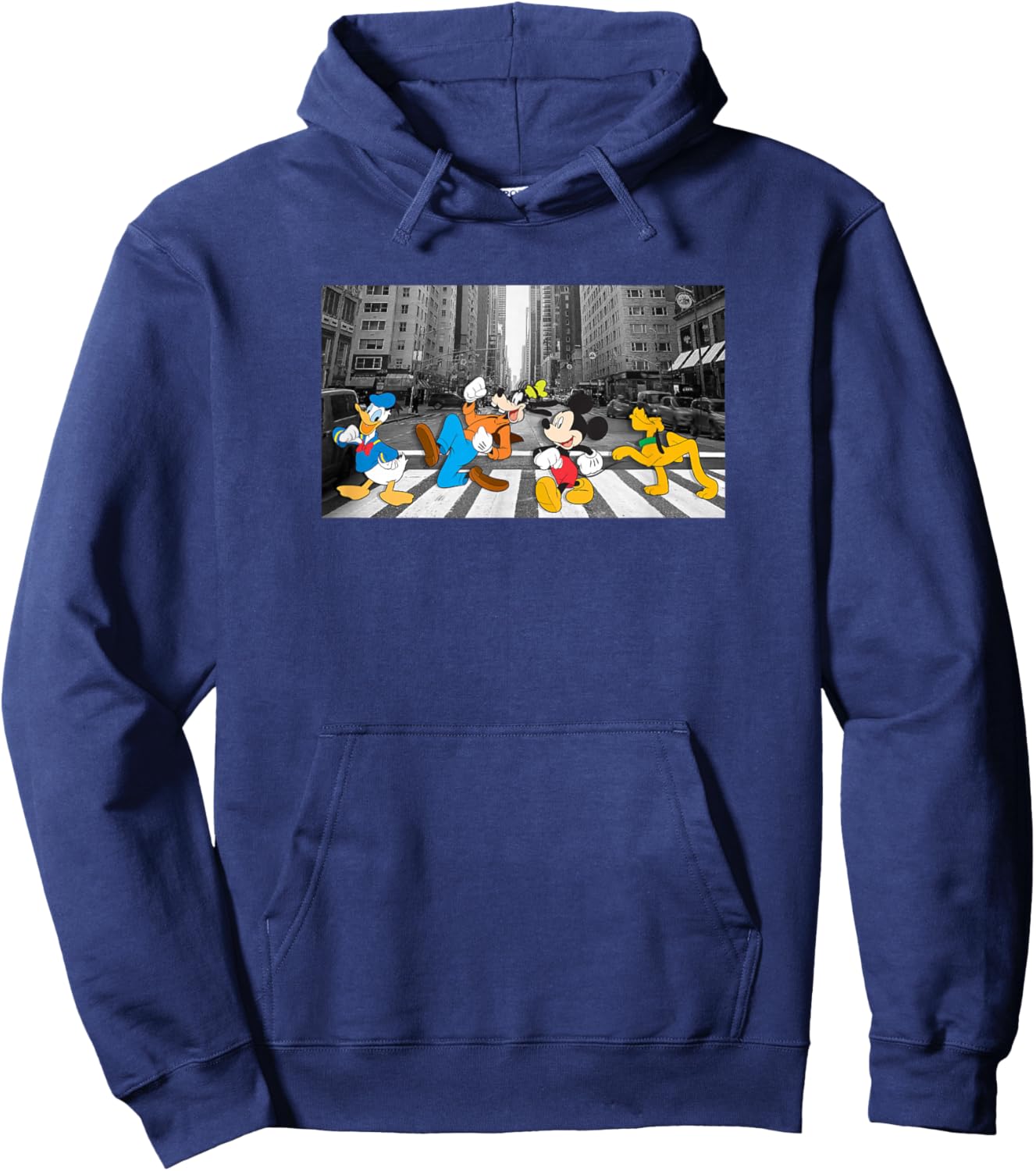 Disney - Mickey & Friends Crossing Hoodie - Hoodie | Navy