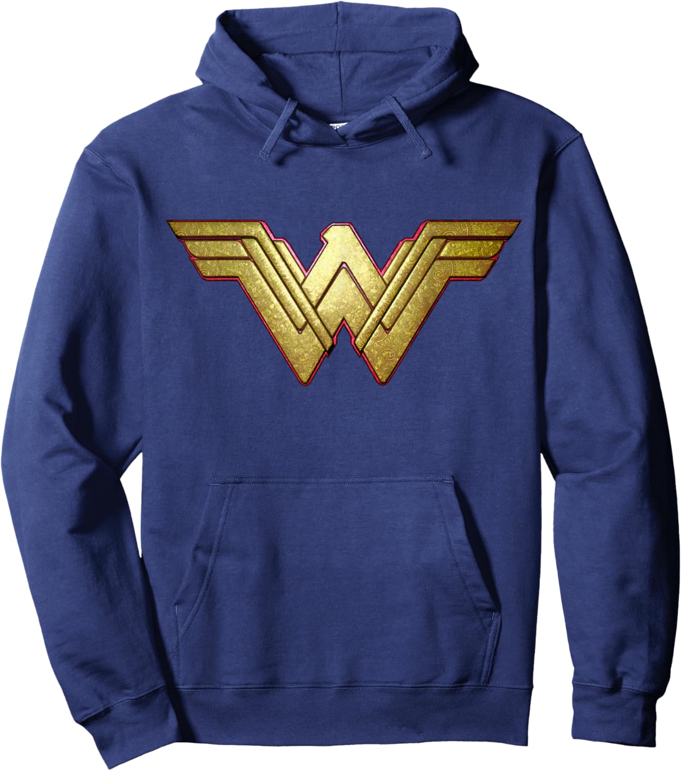 DC Wonder Woman Logo 3D Paisley Hoodie - Hoodie | Navy