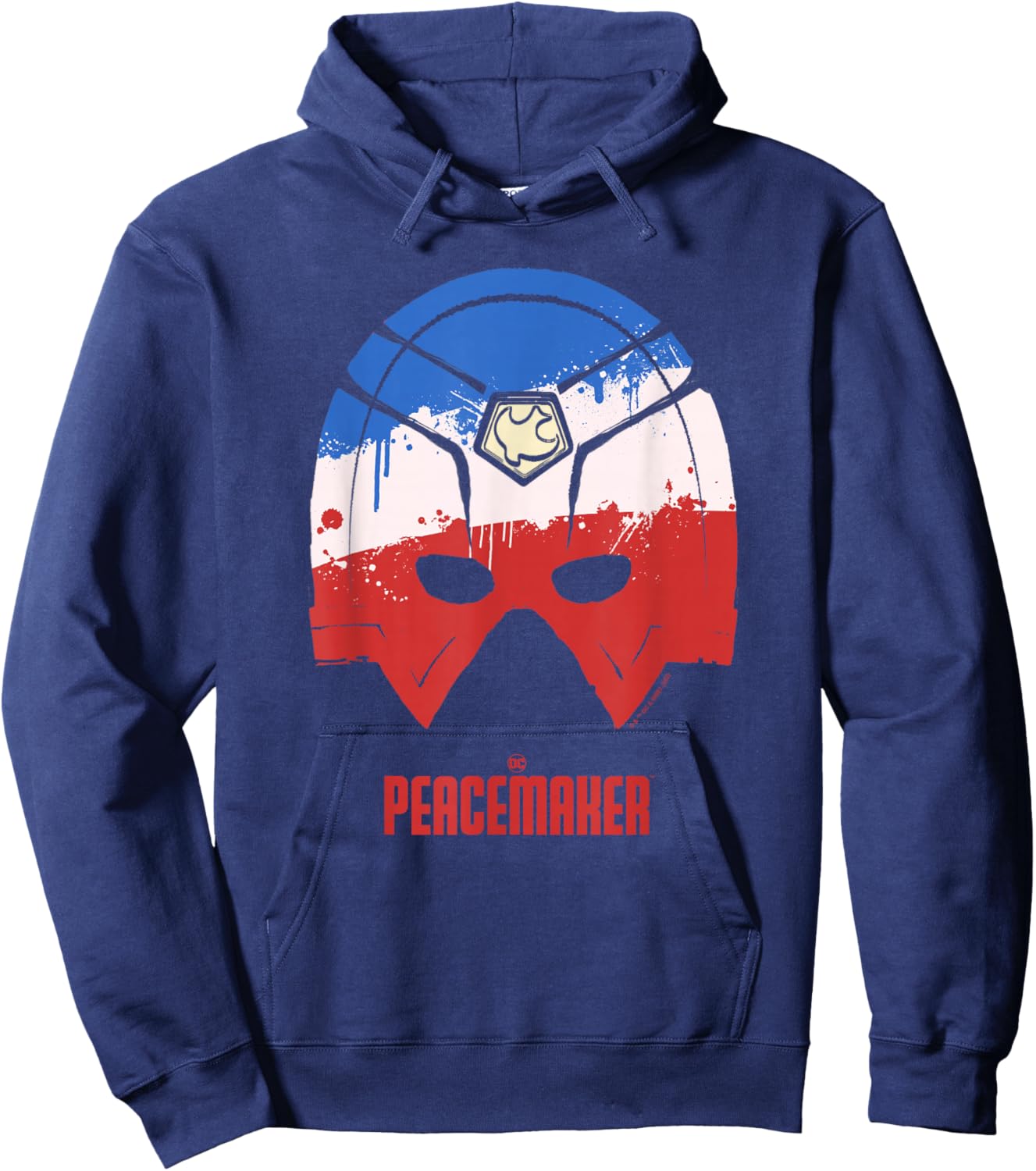 Peacemaker Americana Painted Helmet Hoodie - Hoodie | Navy