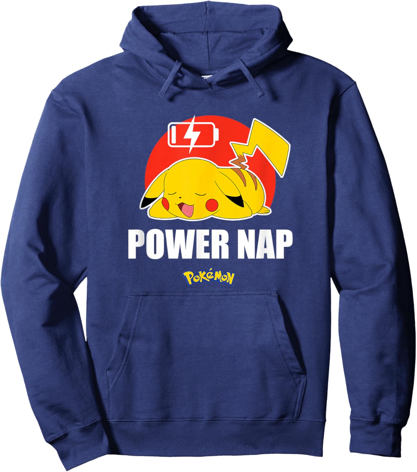 Pokémon - Pikachu Power Nap Small Hoodie - Hoodie | Navy