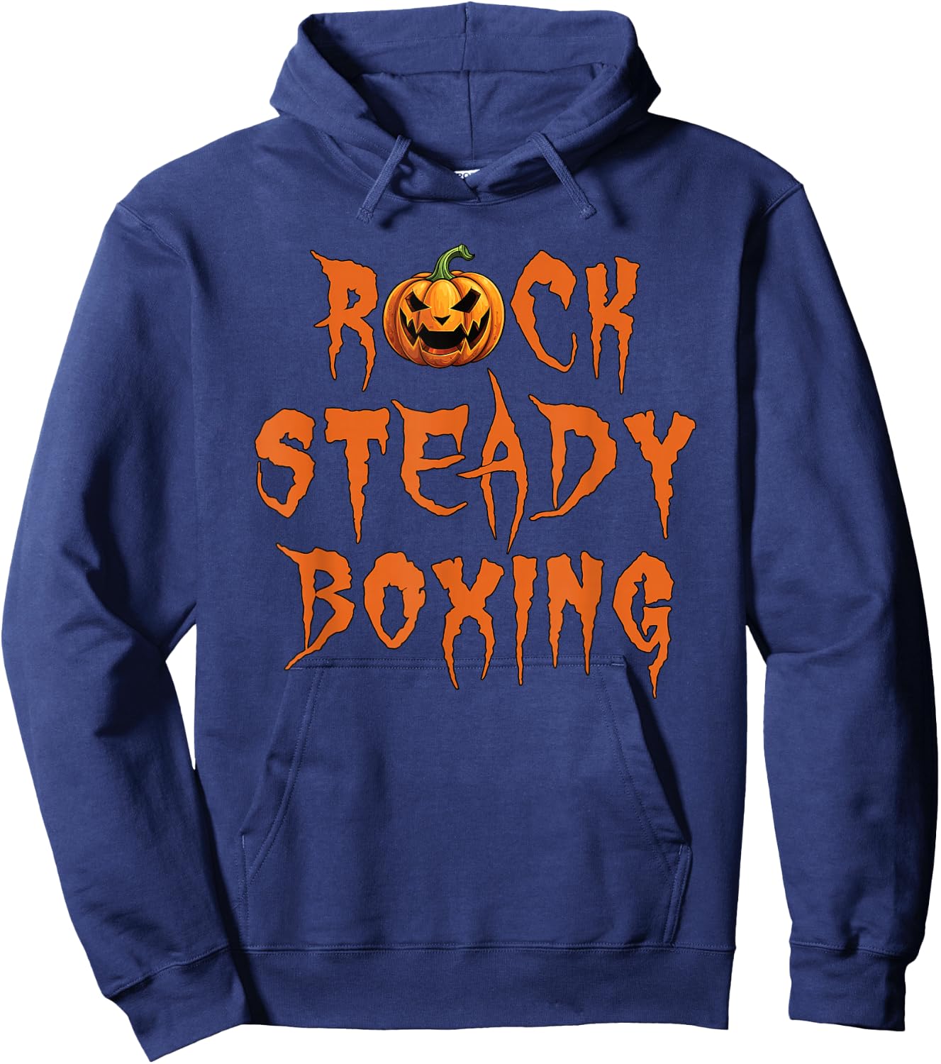 Rock Steady Boxing Parkinson's Halloween Edition Hoodie - Hoodie | Navy