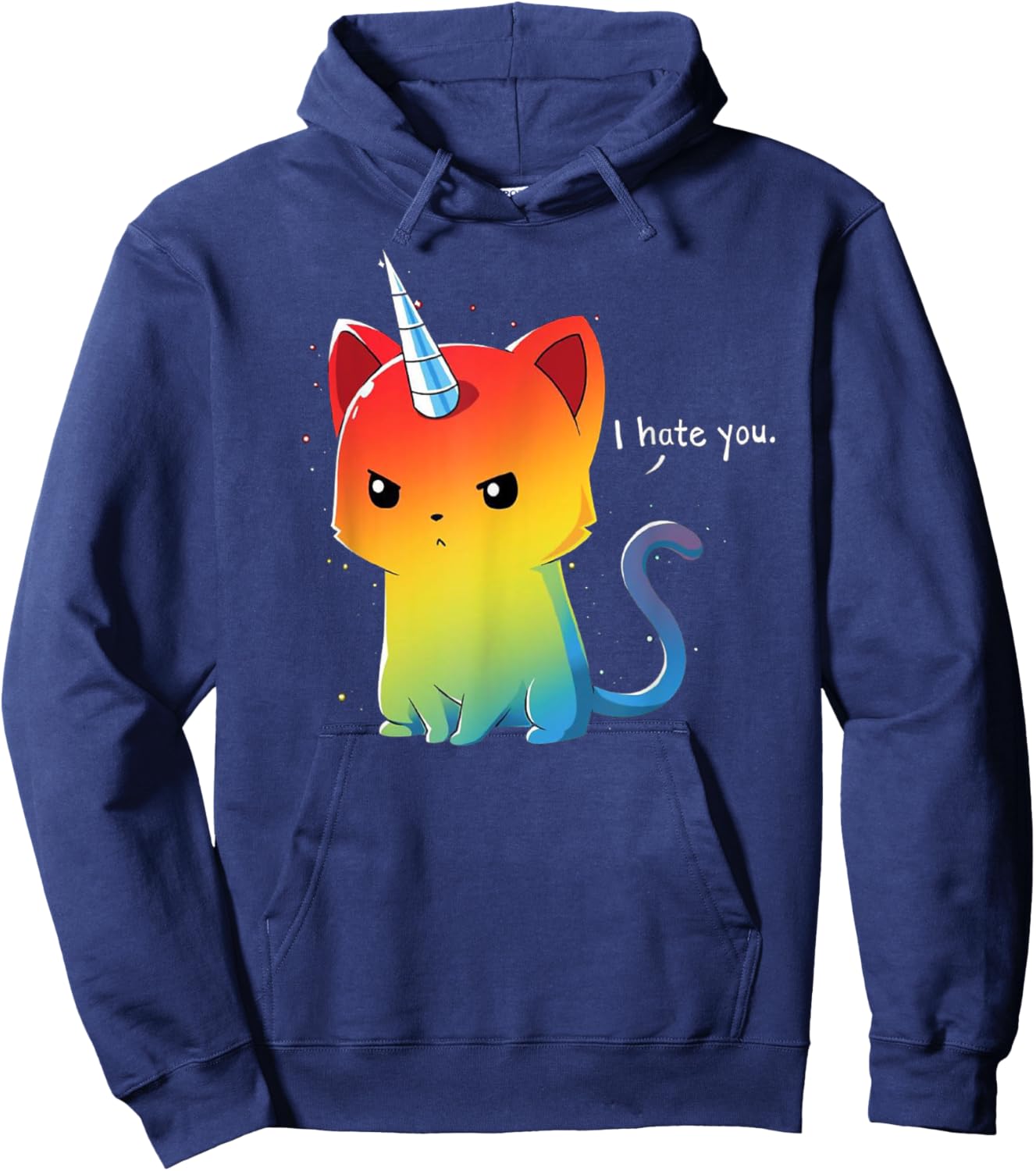 The Magical Kittencorn Hoodie - Hoodie | Navy