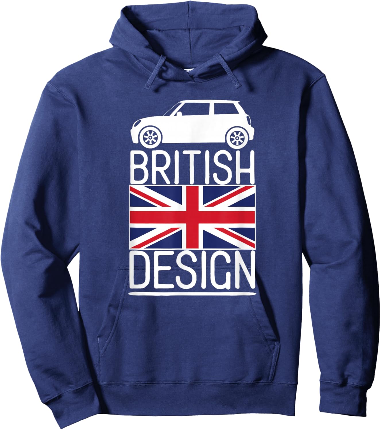 British Classic Car Mini Hoodie - Hoodie | Navy