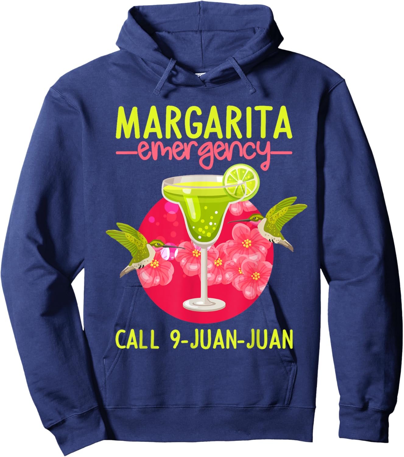 Margarita Emergency Shirt Mexican Fiesta Funny Cinco de Mayo Hoodie - Hoodie | Navy