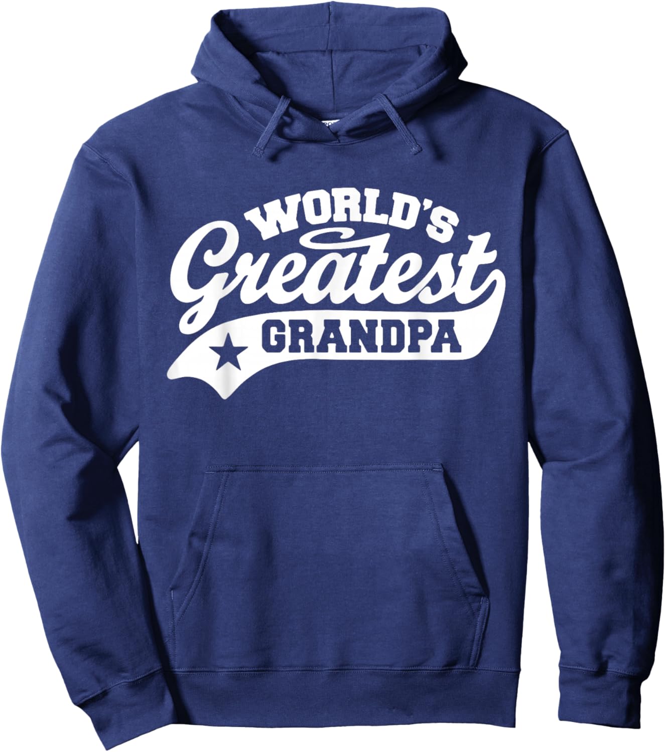 World's Greatest Grandpa Shirt Funny Father's Day Hoodie - Hoodie | Navy