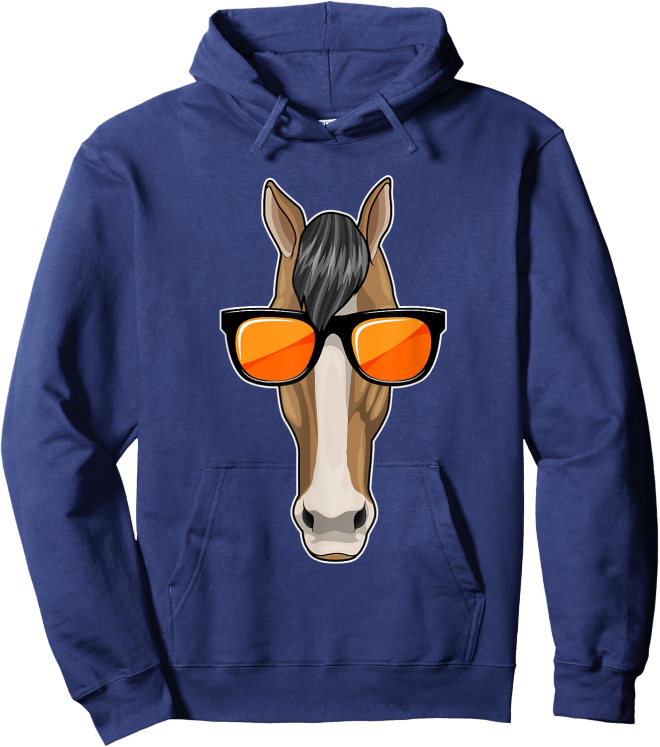 Horse Sunglasses Hoodie - Hoodie | Navy
