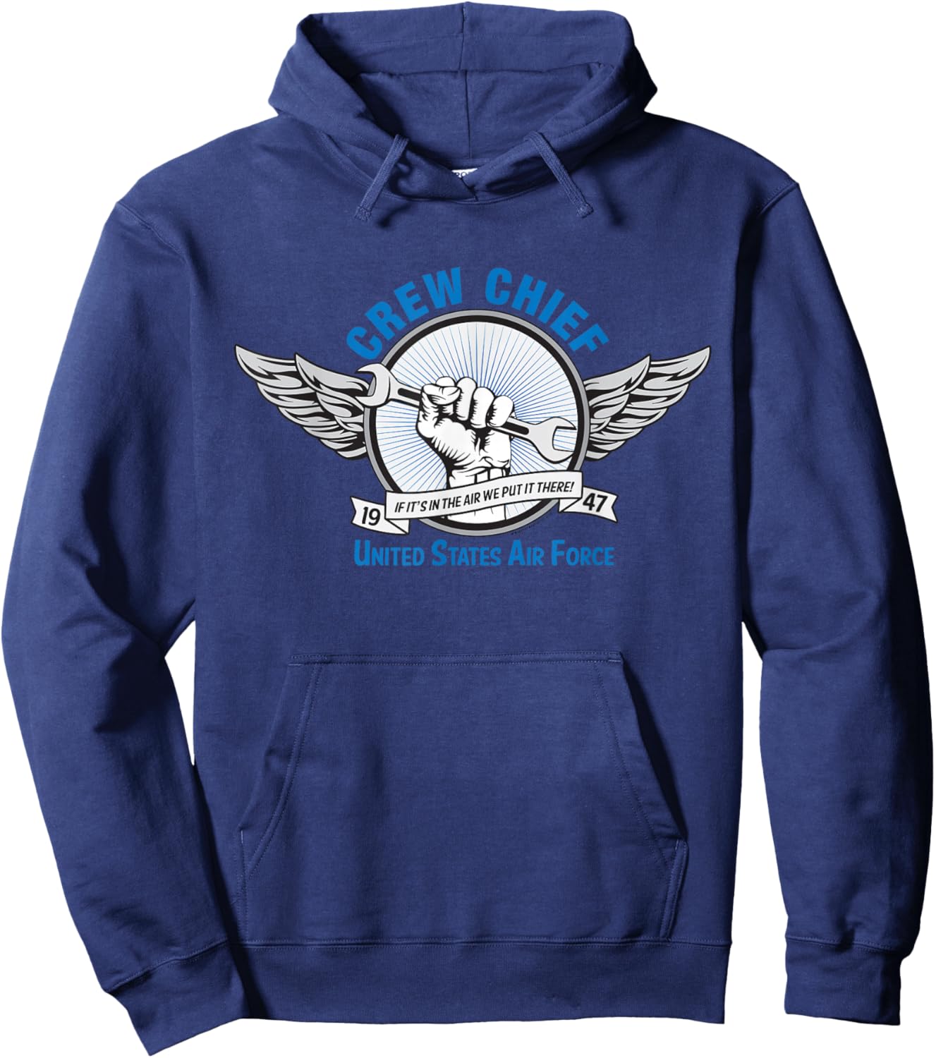 Crew Chief - United States Air Force Hoodie - Hoodie | Navy
