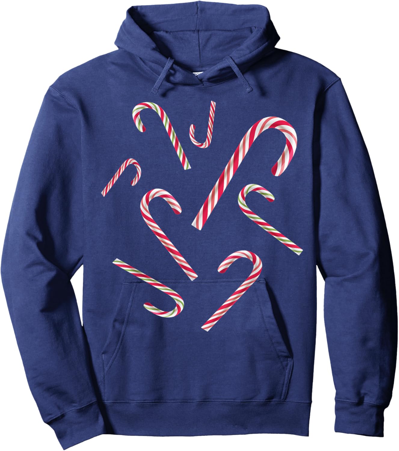 Candy canes Shirt Kids Men Candy Cane Christmas Hoodie - Hoodie | Navy