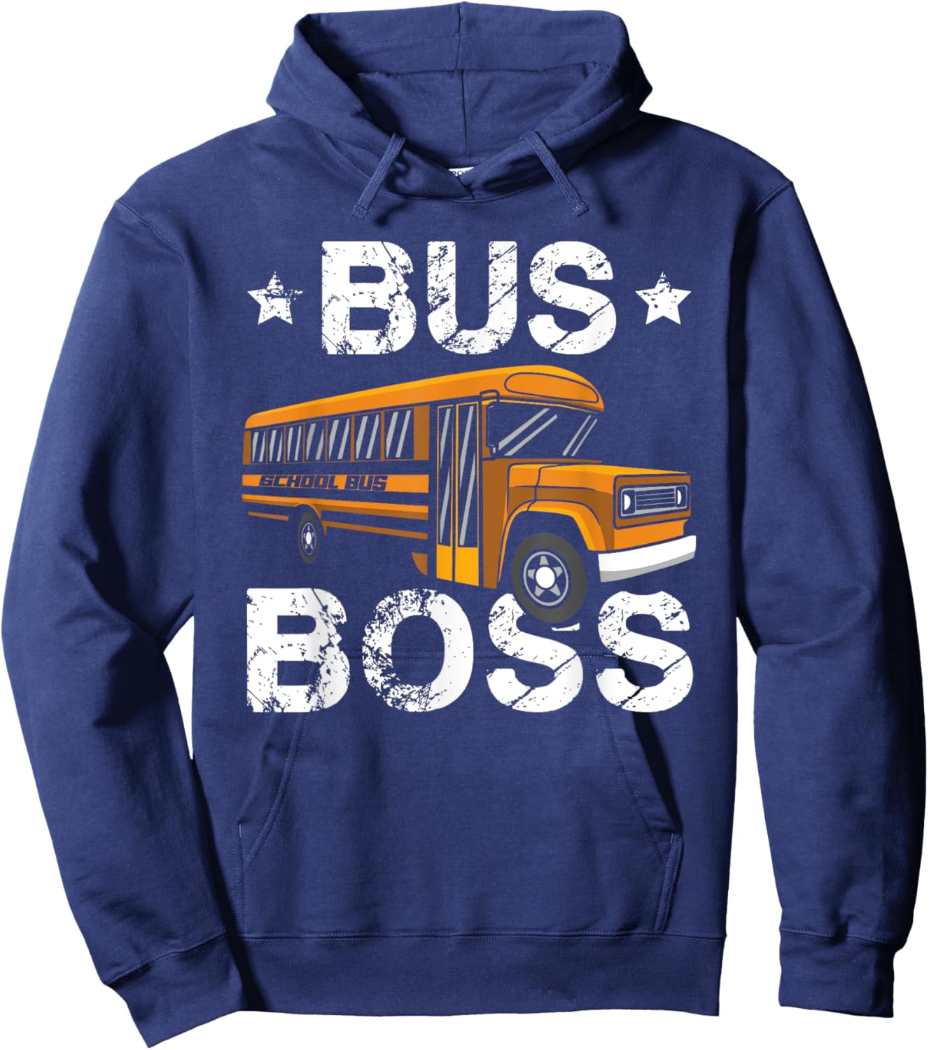 Bus Boss School Bus Driver Passenger Student Bus Driving Hoodie - Hoodie | Navy
