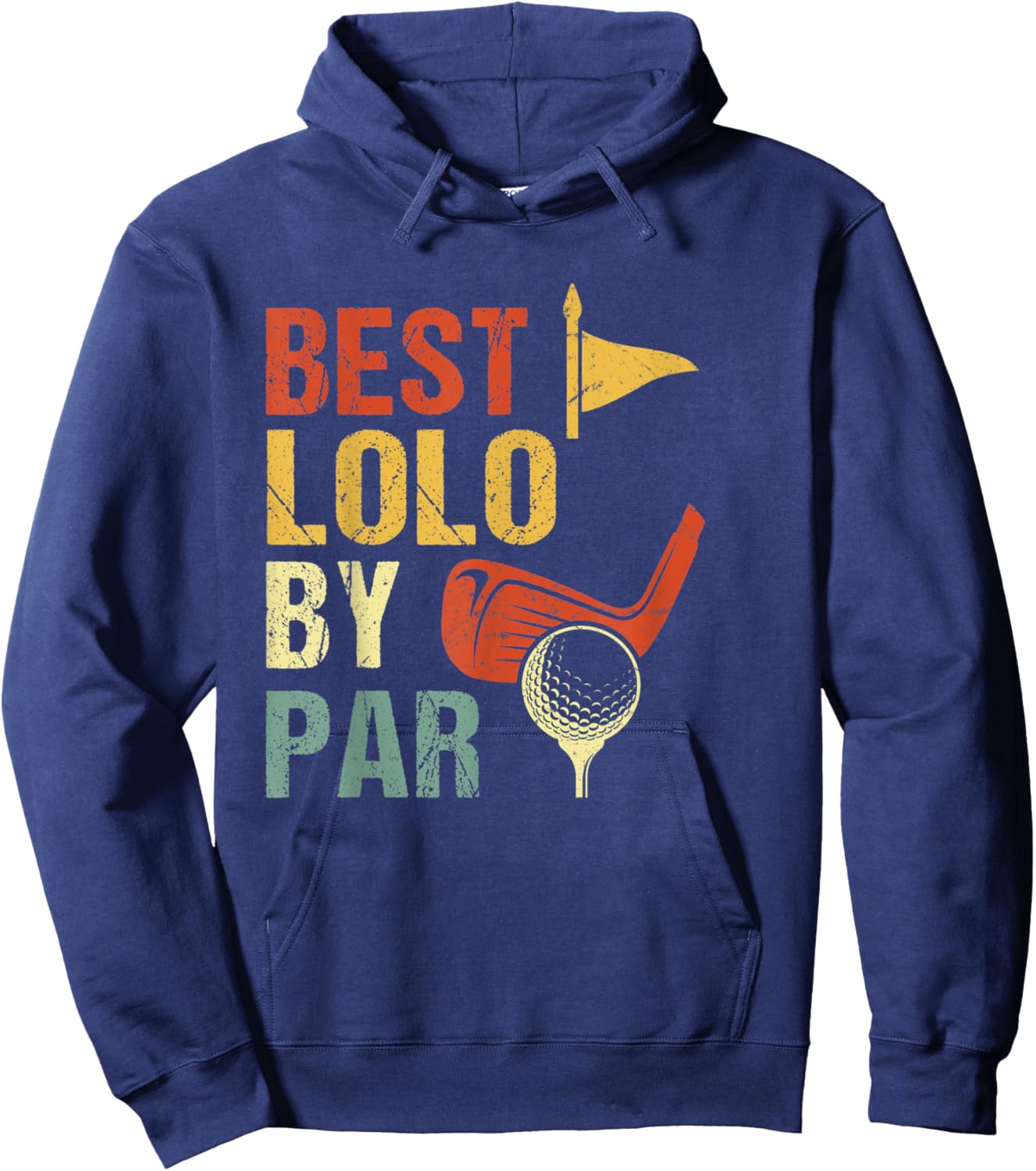 Best Lolo By Par Golf Lover Hoodie - Hoodie | Navy