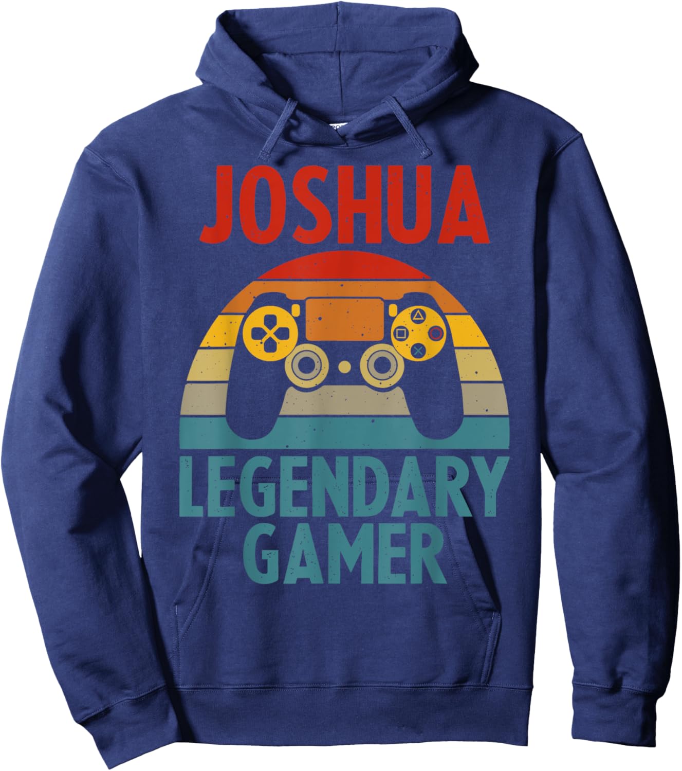 JOSHUA Gift Name Personalized Funny Gaming Geek Birthday Hoodie - Hoodie | Navy