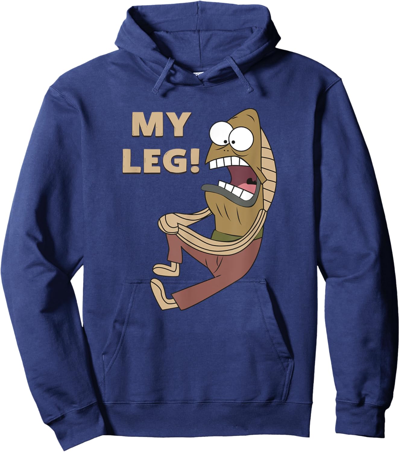 Mademark x SpongeBob SquarePants - Fred the Fish - My Leg! Hoodie - Hoodie | Navy