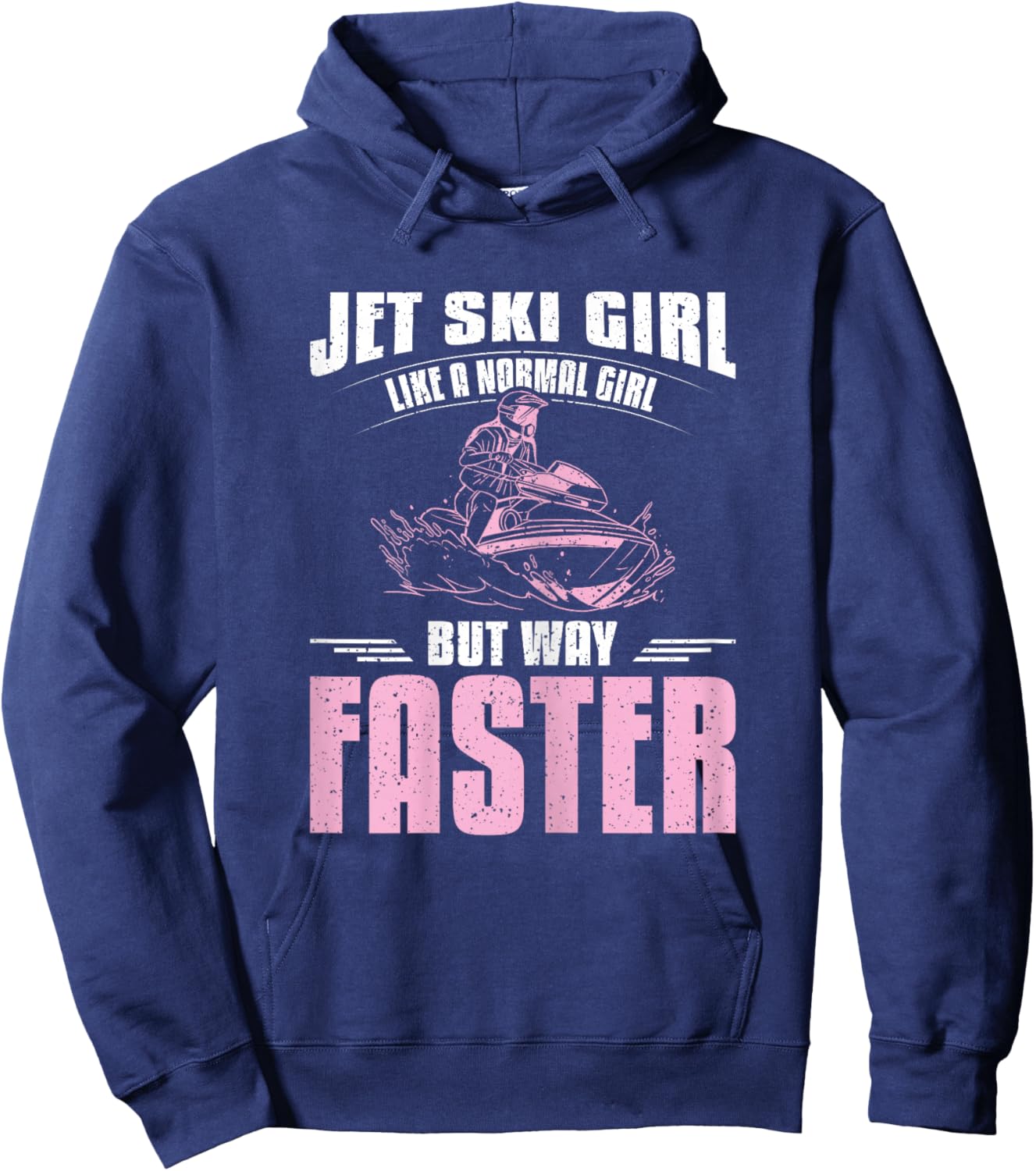 Jet ski girl Hoodie - Hoodie | Navy