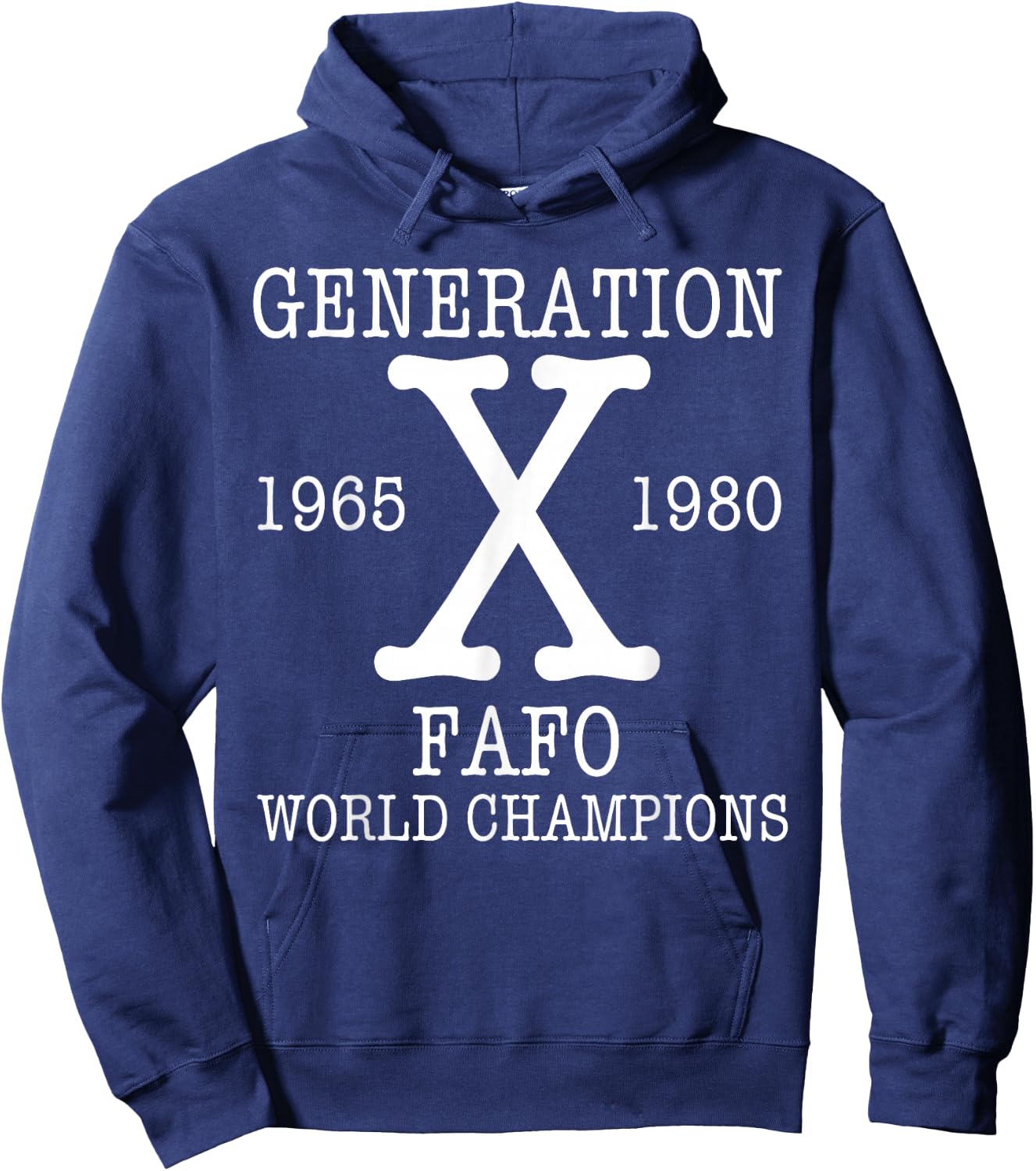 Generation X - FAFO World Champions Hoodie - Hoodie | Navy