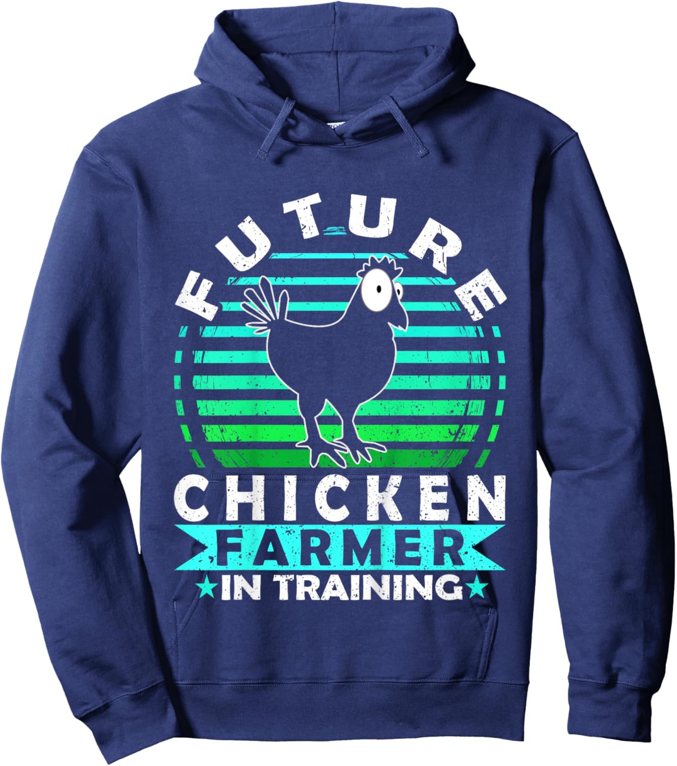 Future Chicken Farmer in Training for Boys & Girls Hoodie - Hoodie | Navy