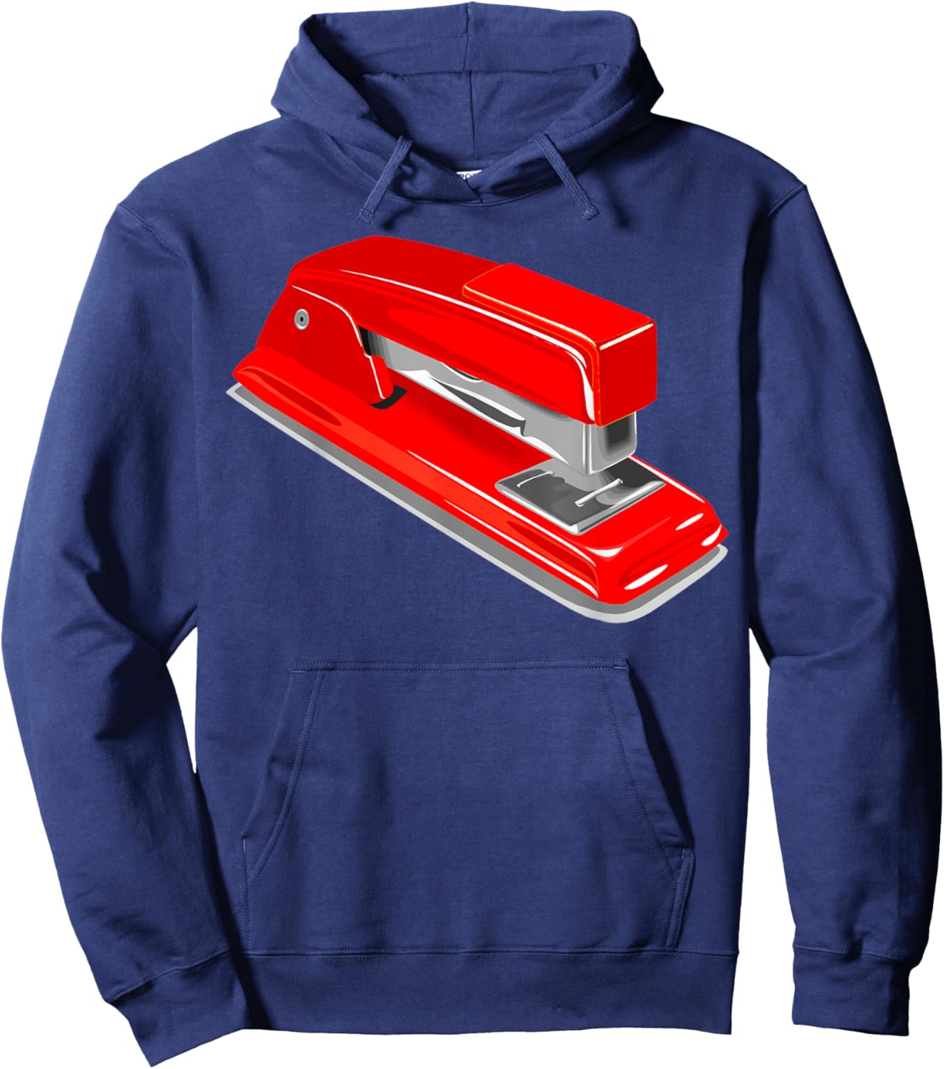 Red Stapler Hoodie - Hoodie | Navy