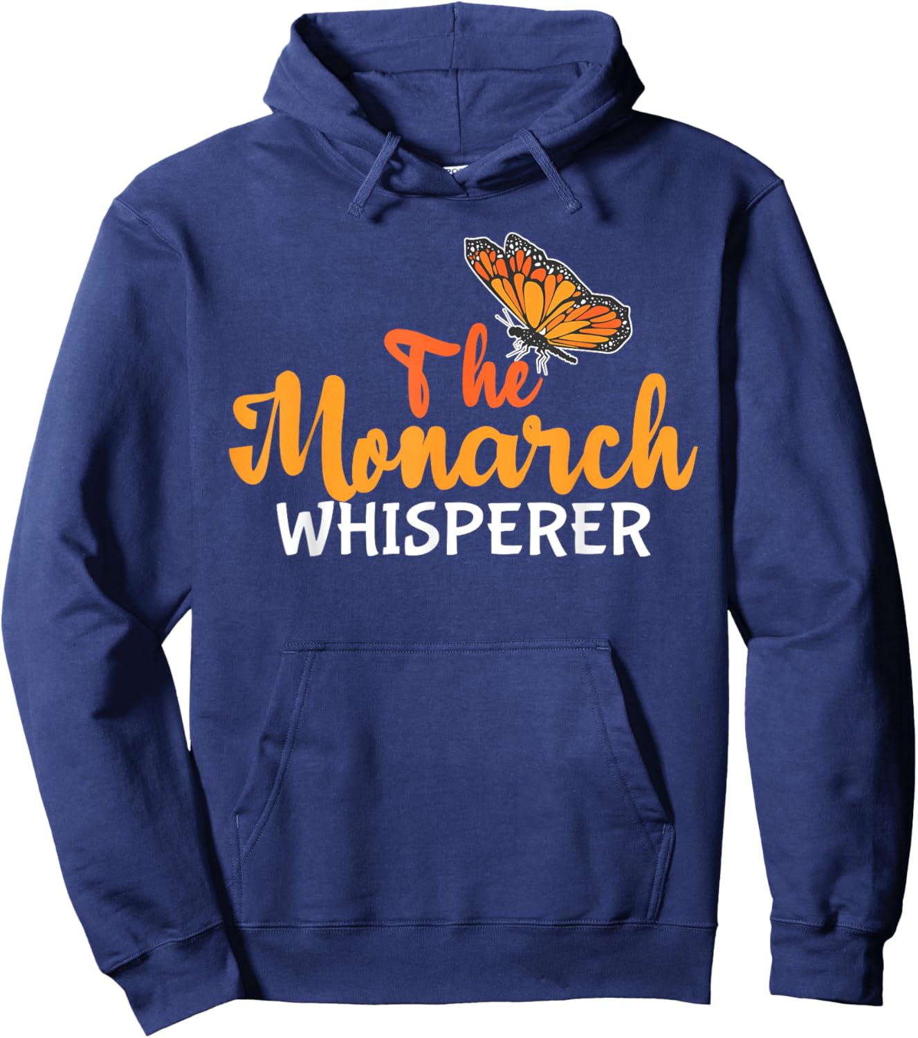 Funny "The monarch whisper" - Entomologist Hoodie - Hoodie | Navy