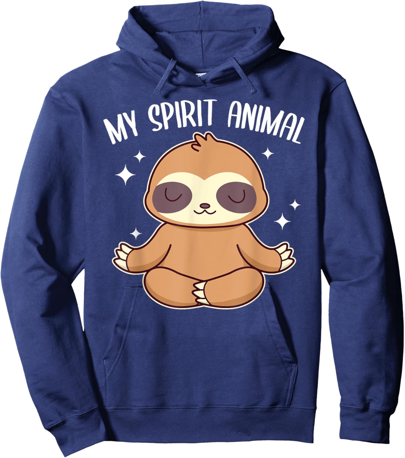 Sloth Is My Spirit Animal Lazy Sloth Hoodie - Hoodie | Navy