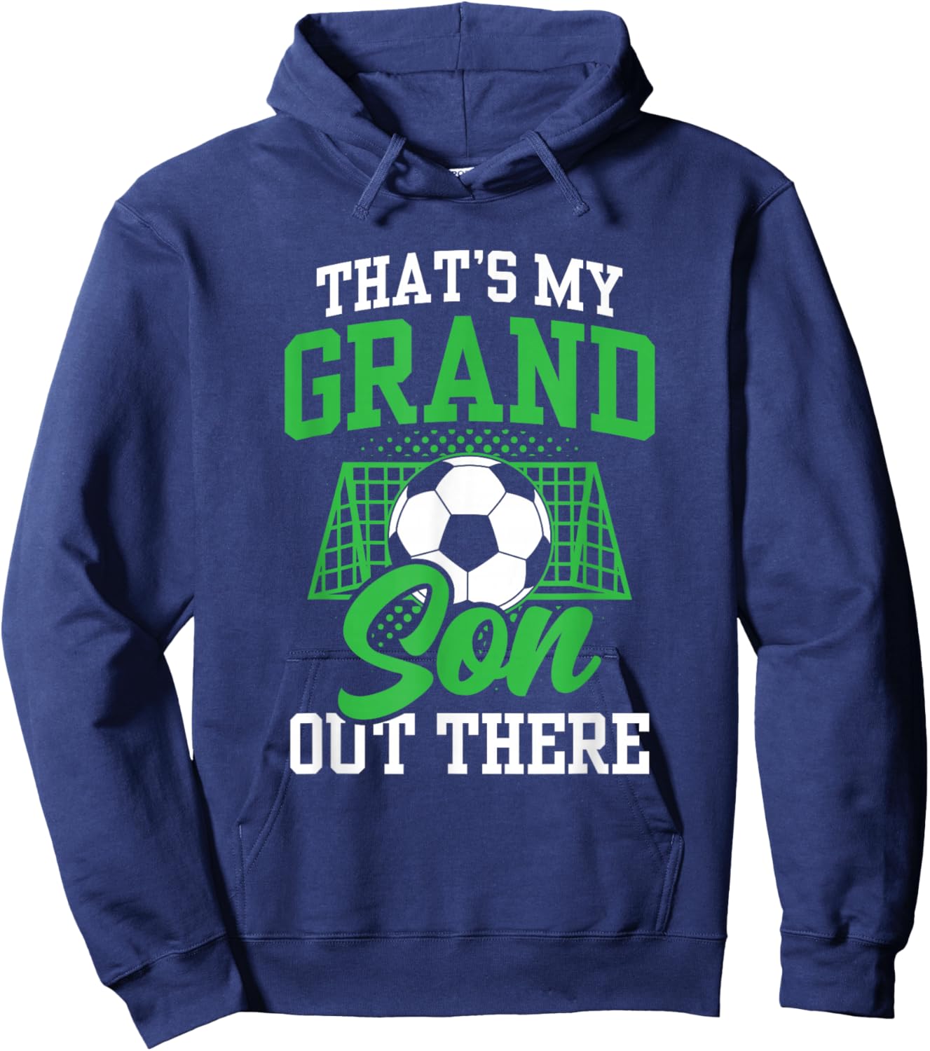 Das Ist Mein Enkel Da Draußen Football Athlete Sport Hobby Hoodie - Hoodie | Navy