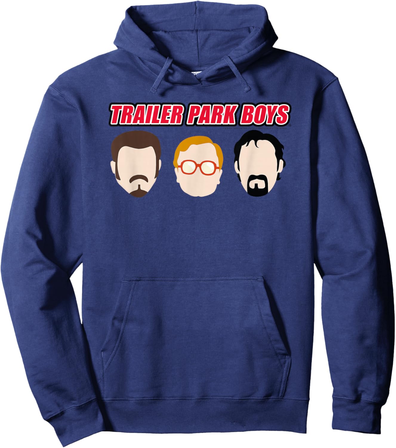 Trailer Park Boys Illustrated Heads Hoodie - Hoodie | Navy