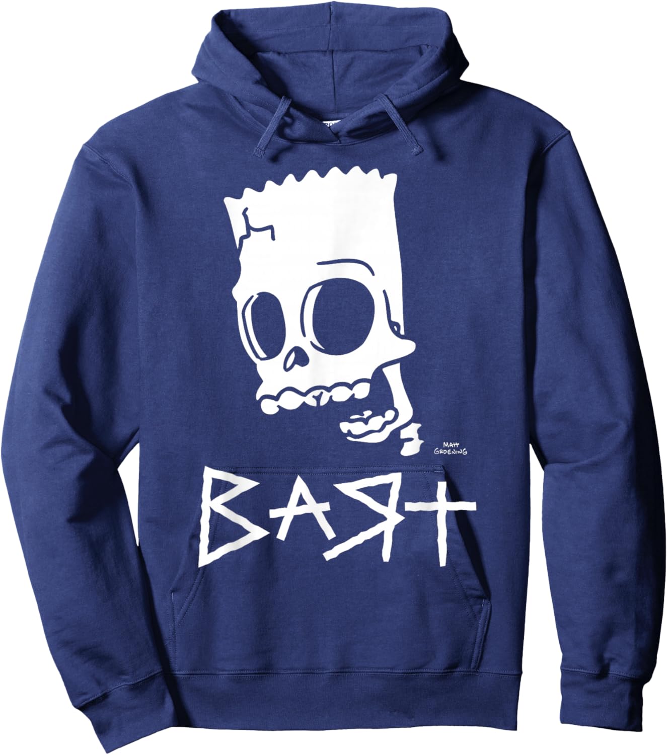 The Simpsons Bart Skeleton V2 Hoodie - Hoodie | Navy