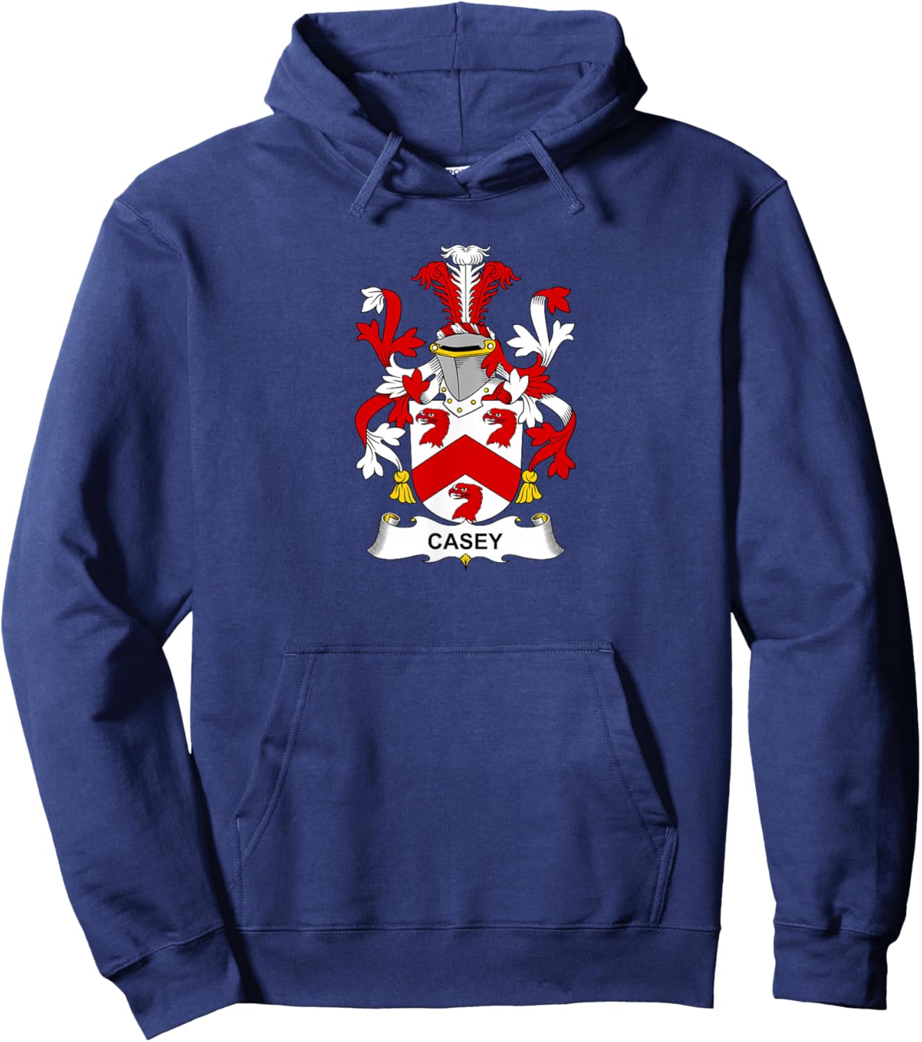 Casey Coat of Arms - Family Crest Hoodie - Hoodie | Navy
