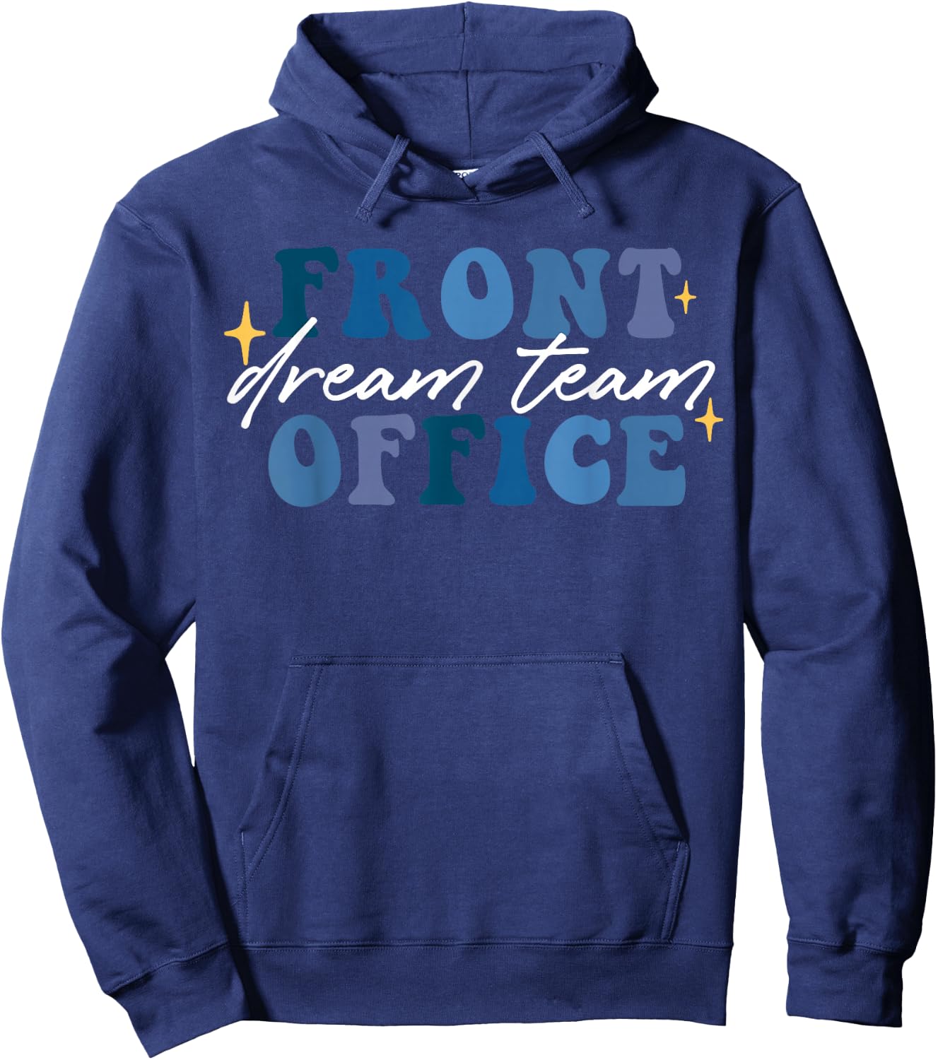 Retro Front Office Dream Team School Secretary Front Office Hoodie - Hoodie | Navy