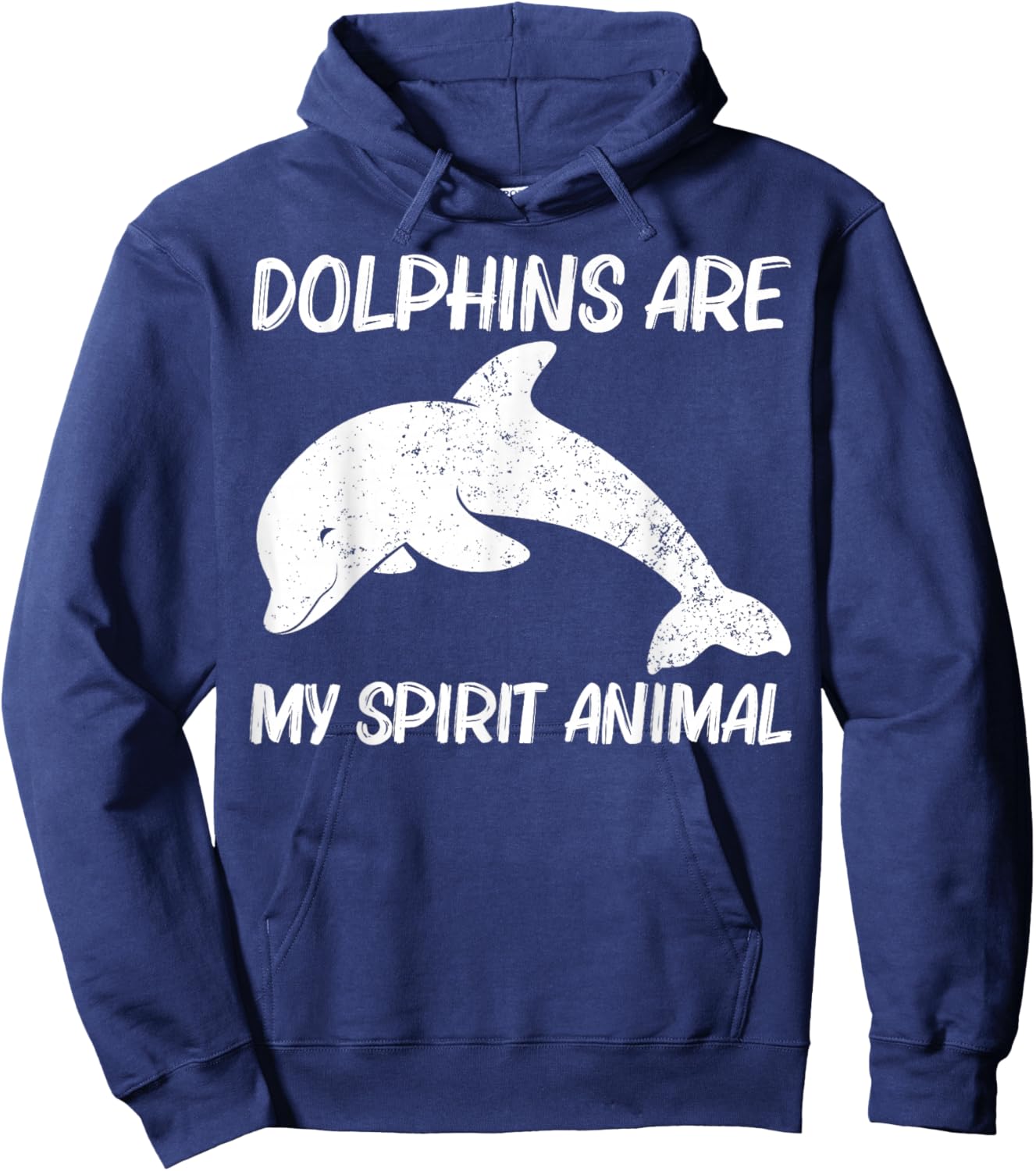 Cool Dolphin Gift Women Bottlenose Dolphin Animal Hoodie - Hoodie | Navy