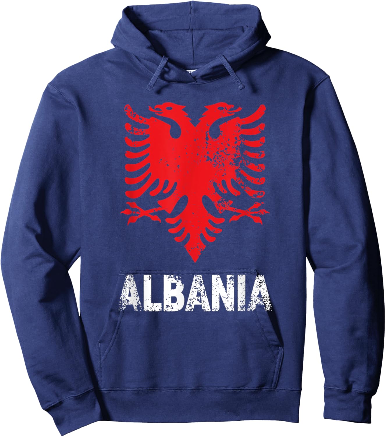 Albanian Double Headed Eagle Albania Hoodie - Hoodie | Navy
