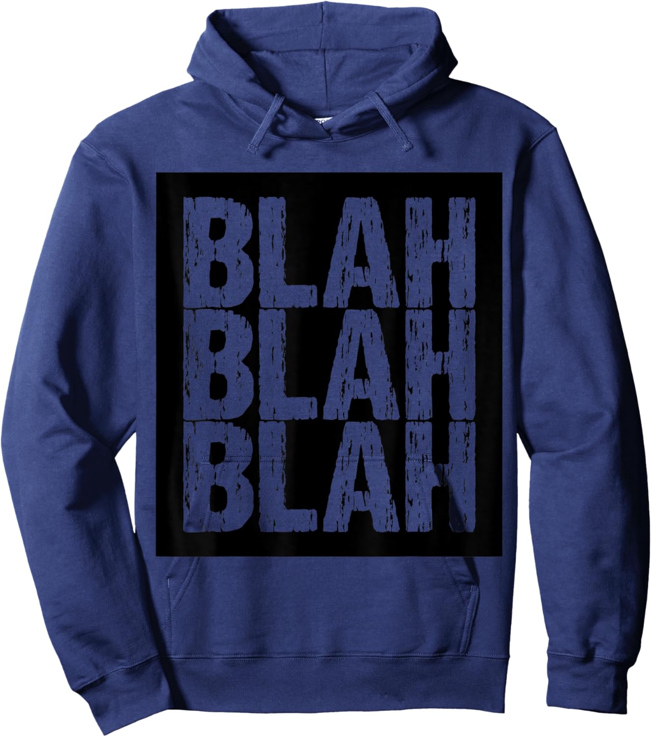 Blah Blah Blah Hoodie - Hoodie | Navy
