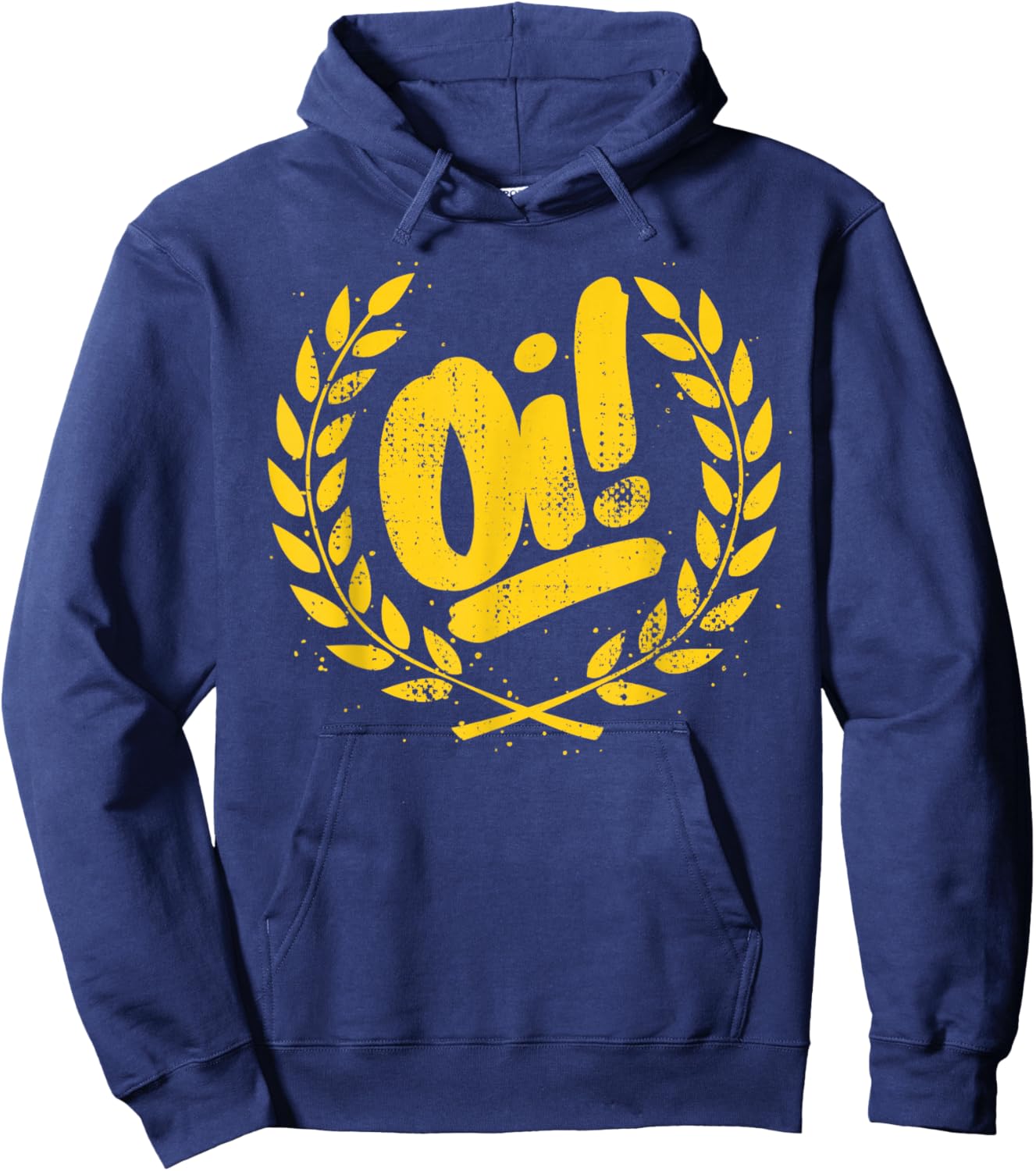 Oi Punk Ska & Punk Rock for 80s Punks & Skinheads Oi! Hoodie - Hoodie | Navy