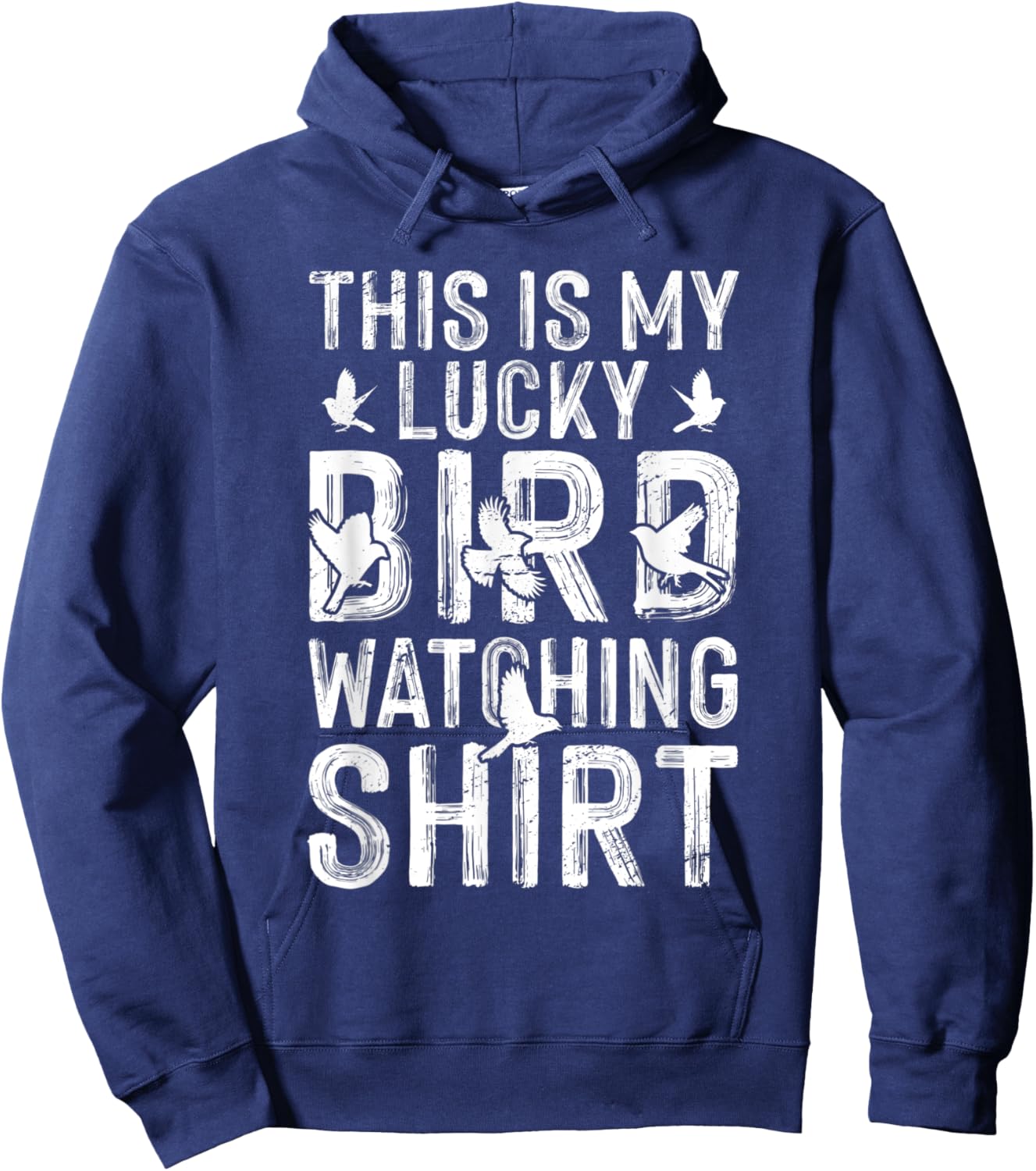 This Is My Lucky Birdwatching Shirt Birdwatcher Birding Hoodie - Hoodie | Navy