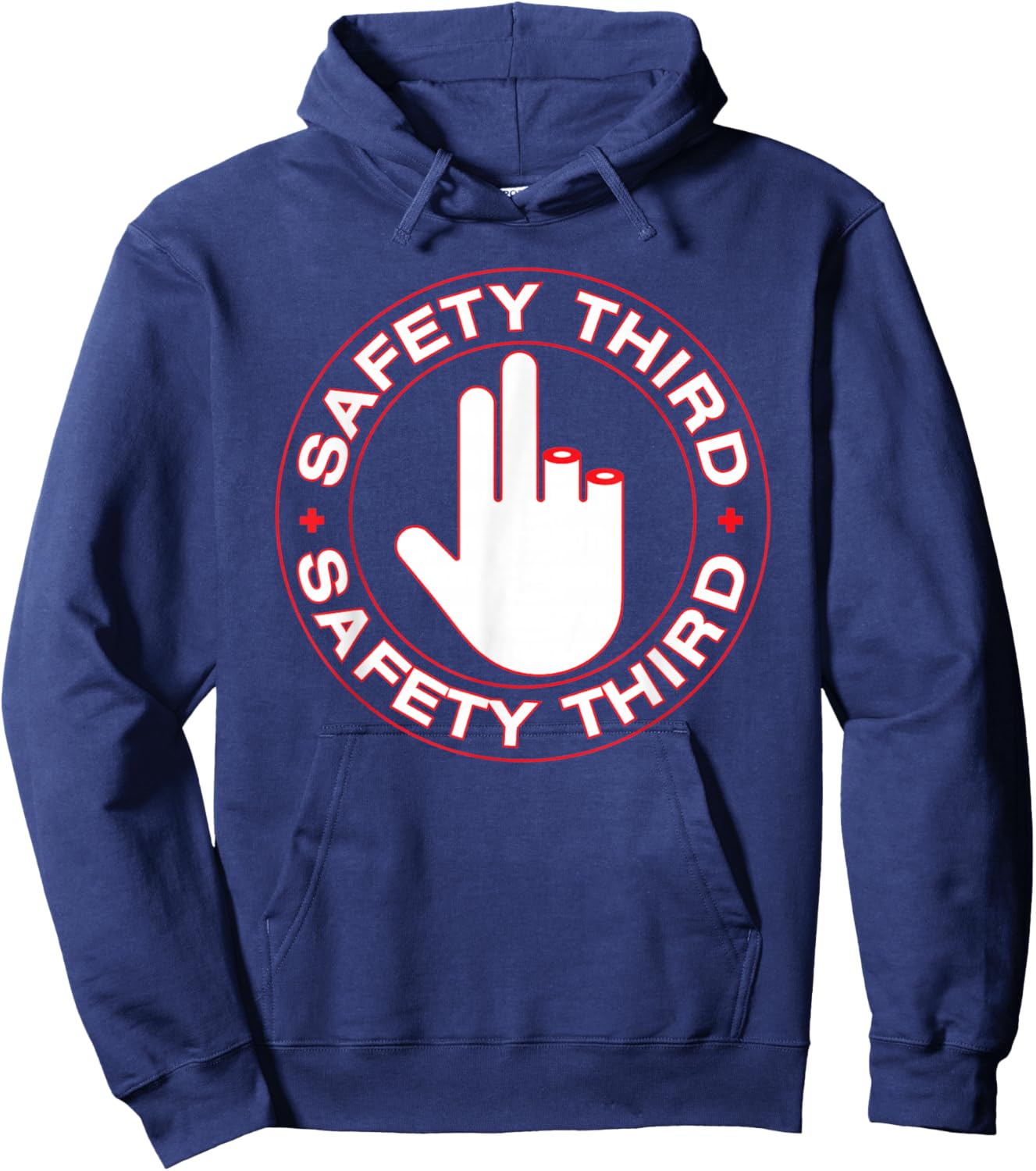 Funny safety third t shirt - Missing Fingers Shirt Safety Th Hoodie - Hoodie | Navy