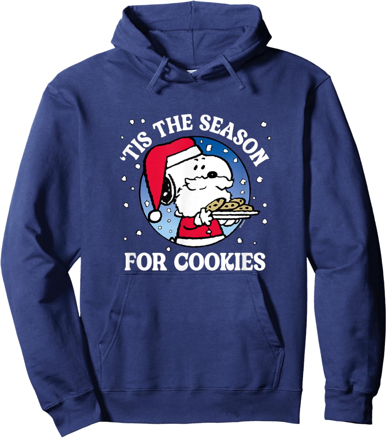 Peanuts - Tis The Season For Cookies Hoodie - Hoodie | Navy