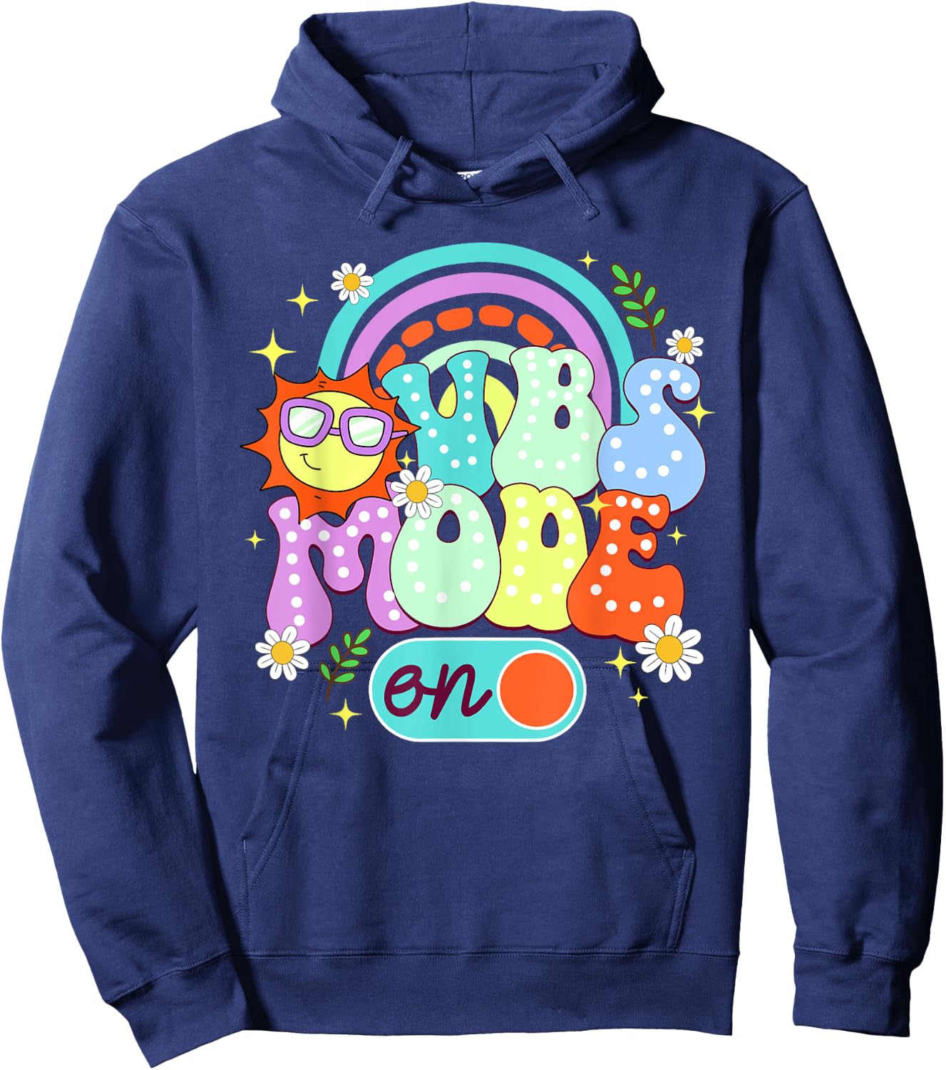 VBS Mode On Church Youth Vacation Bible School Hoodie - Hoodie | Navy