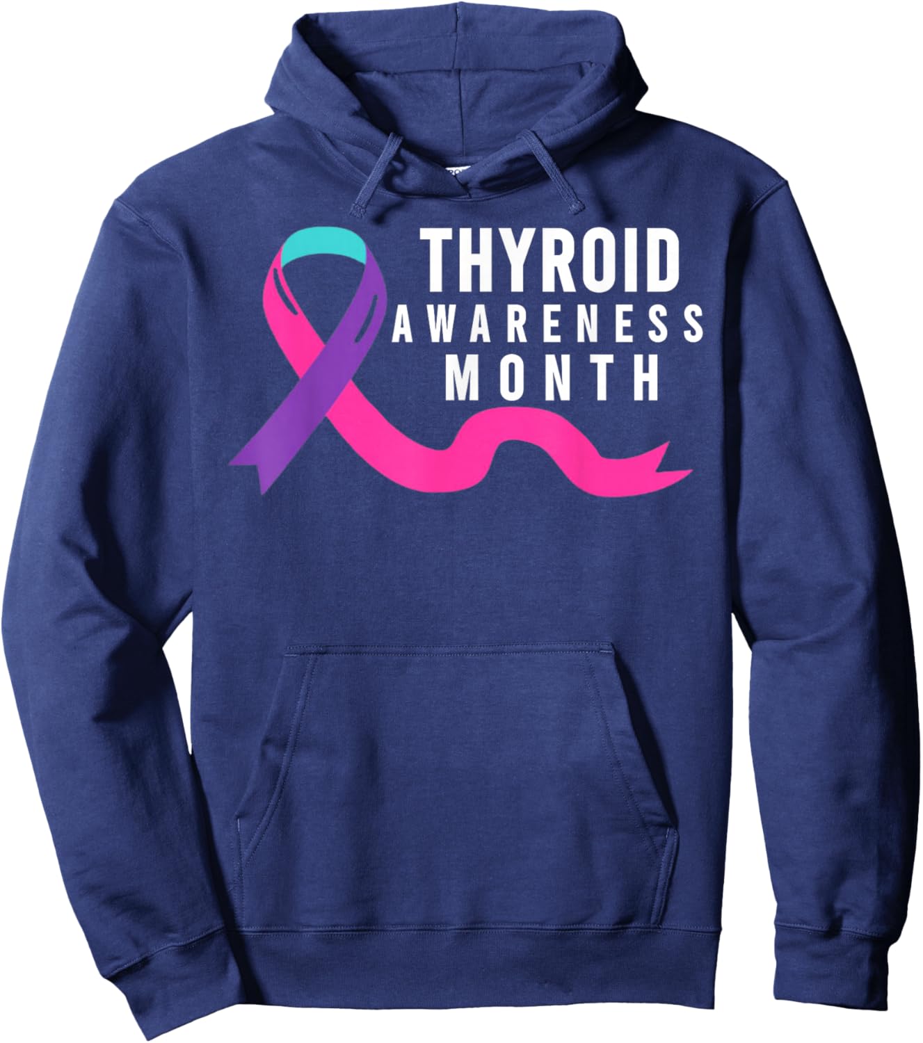January is Thyroid Awareness Month - Thyroid Awareness Month Hoodie - Hoodie | Navy