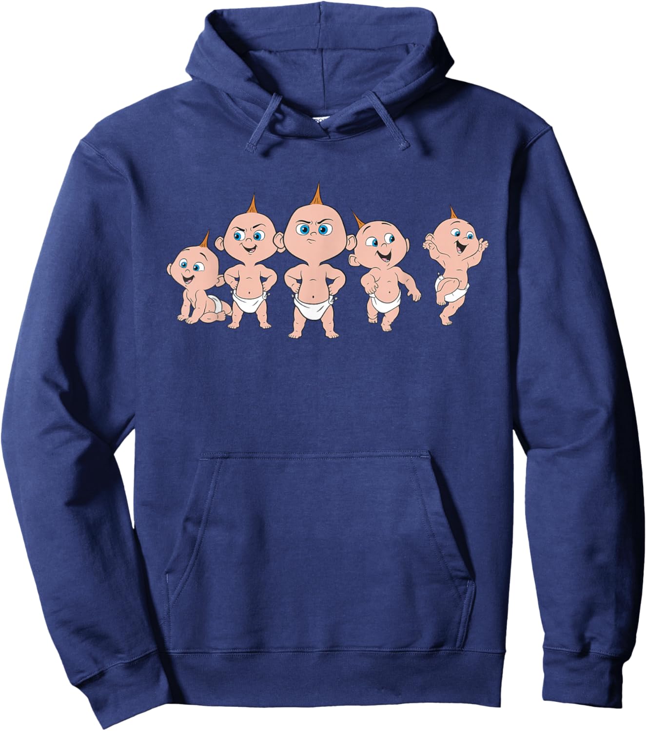 Disney Pixar Incredibles Multiplying Jack-Jack Hoodie - Hoodie | Navy