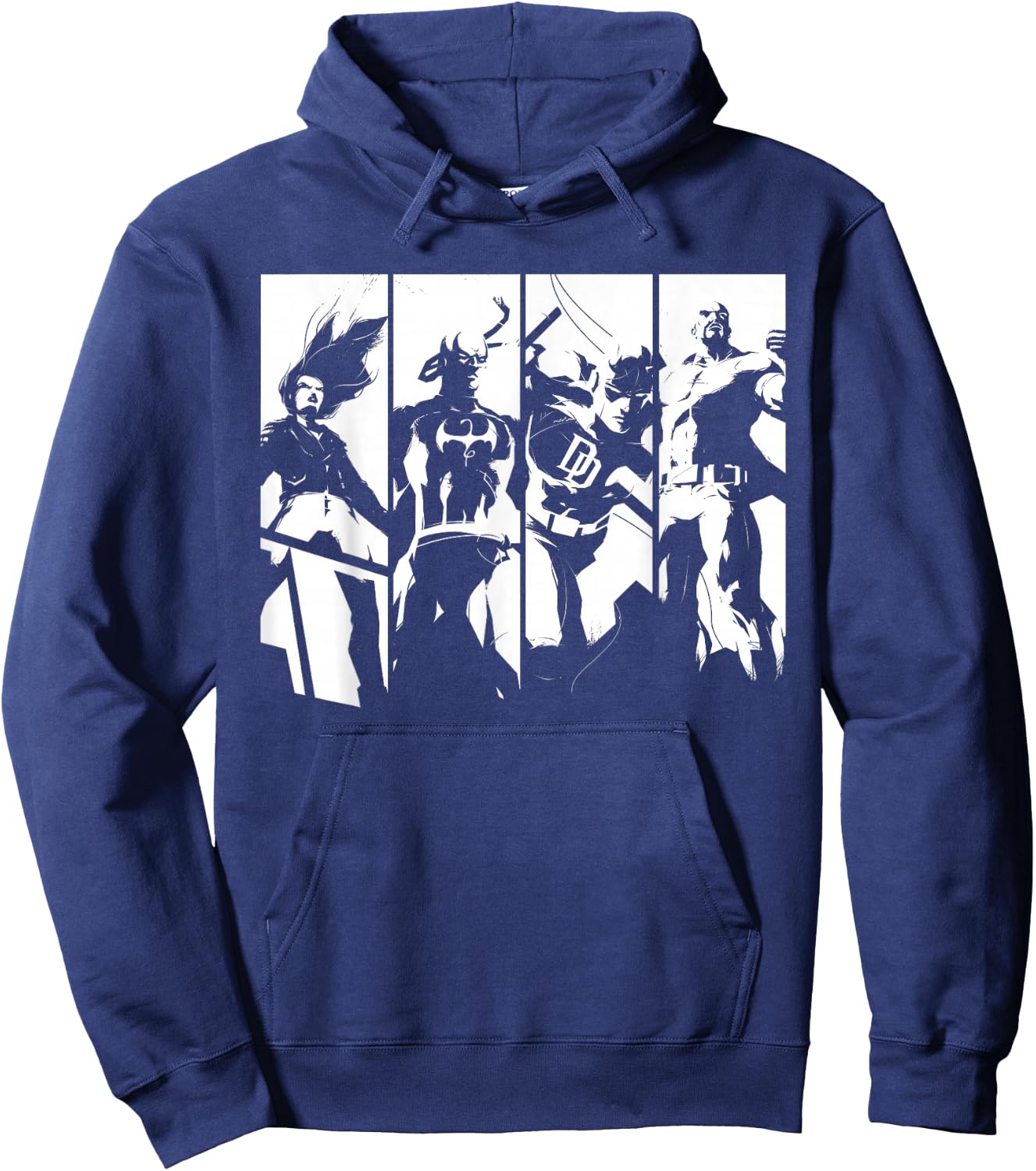 Marvel The Defenders Super Heroes Hoodie - Hoodie | Navy
