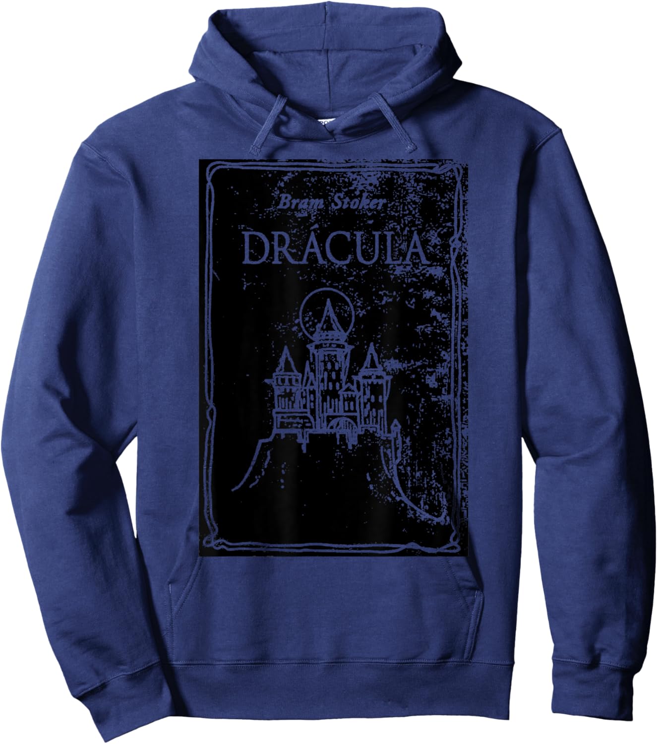 Bram Stoker's Dracula 1897 Original Book Cover Art Hoodie - Hoodie | Navy