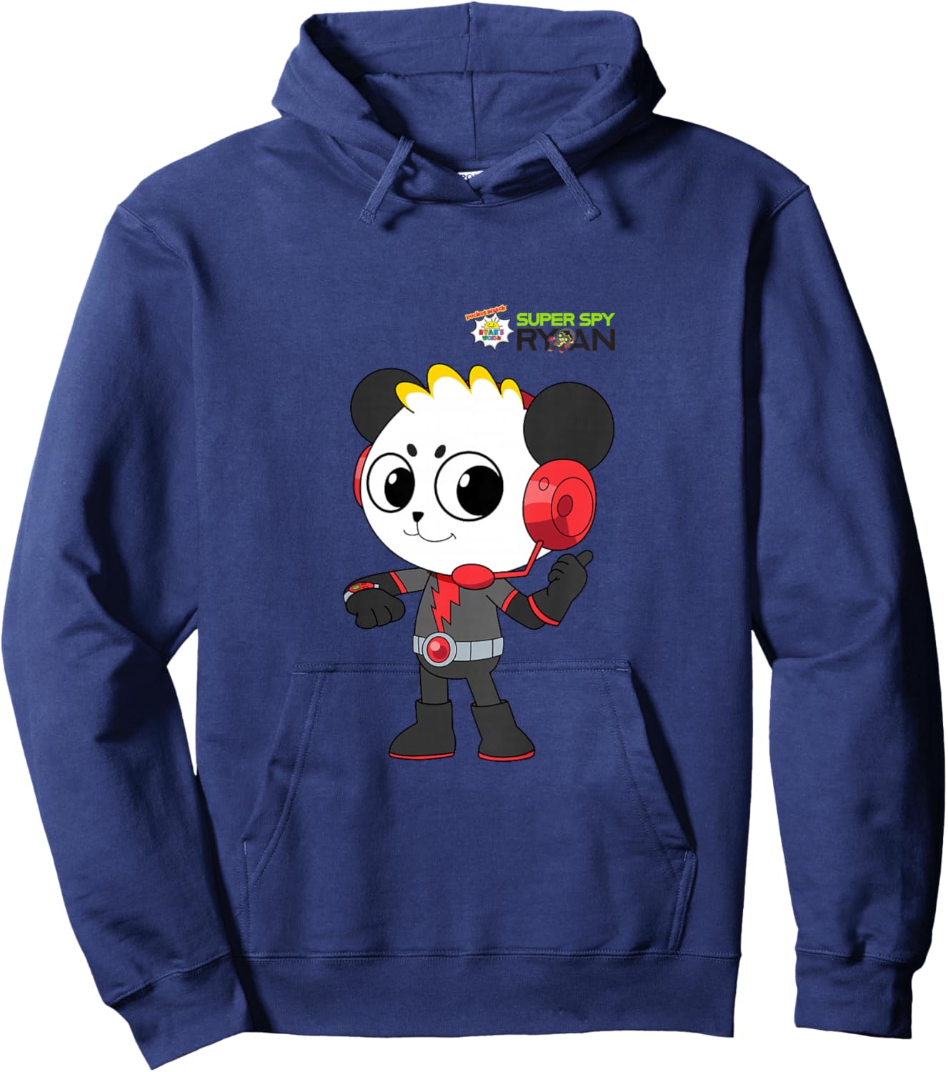 Ryan's World Super Spy Combo Panda Kids Hoodie - Hoodie | Navy