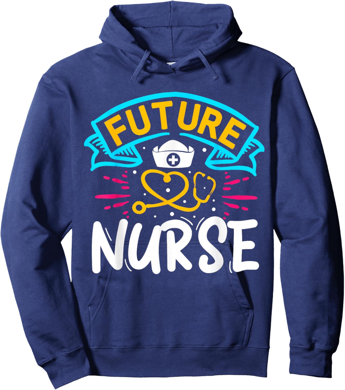 Future Nurse | Nurse Hoodie - Hoodie | Navy