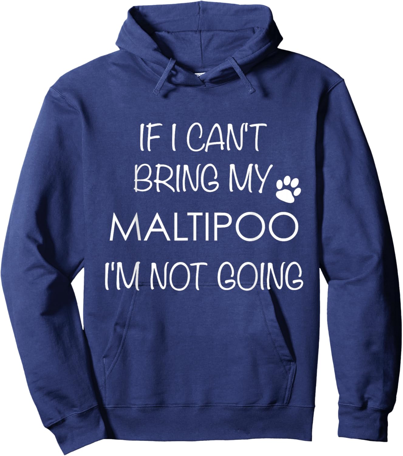 Maltipoo Dog Gifts Maltipoo Mom Shirt Maltipoo Dad Men Women Hoodie - Hoodie | Navy