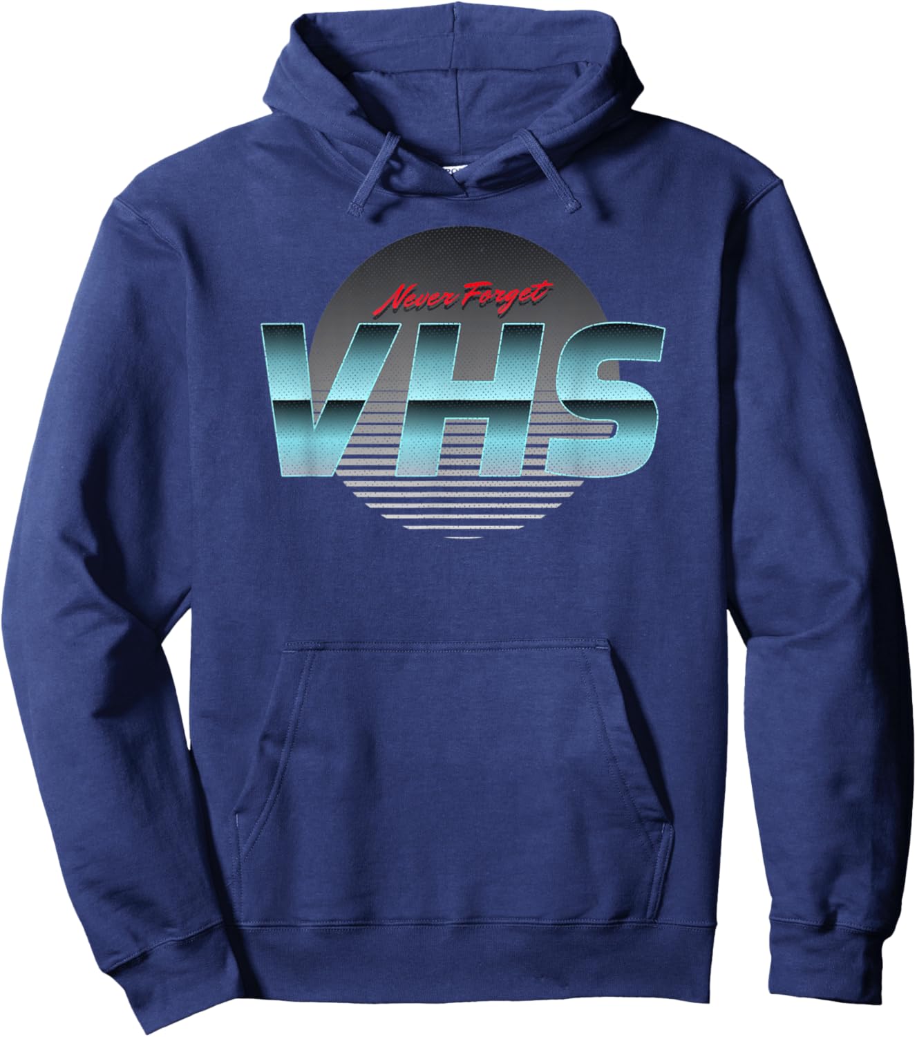 Retro VHS Gift Hoodie - Hoodie | Navy