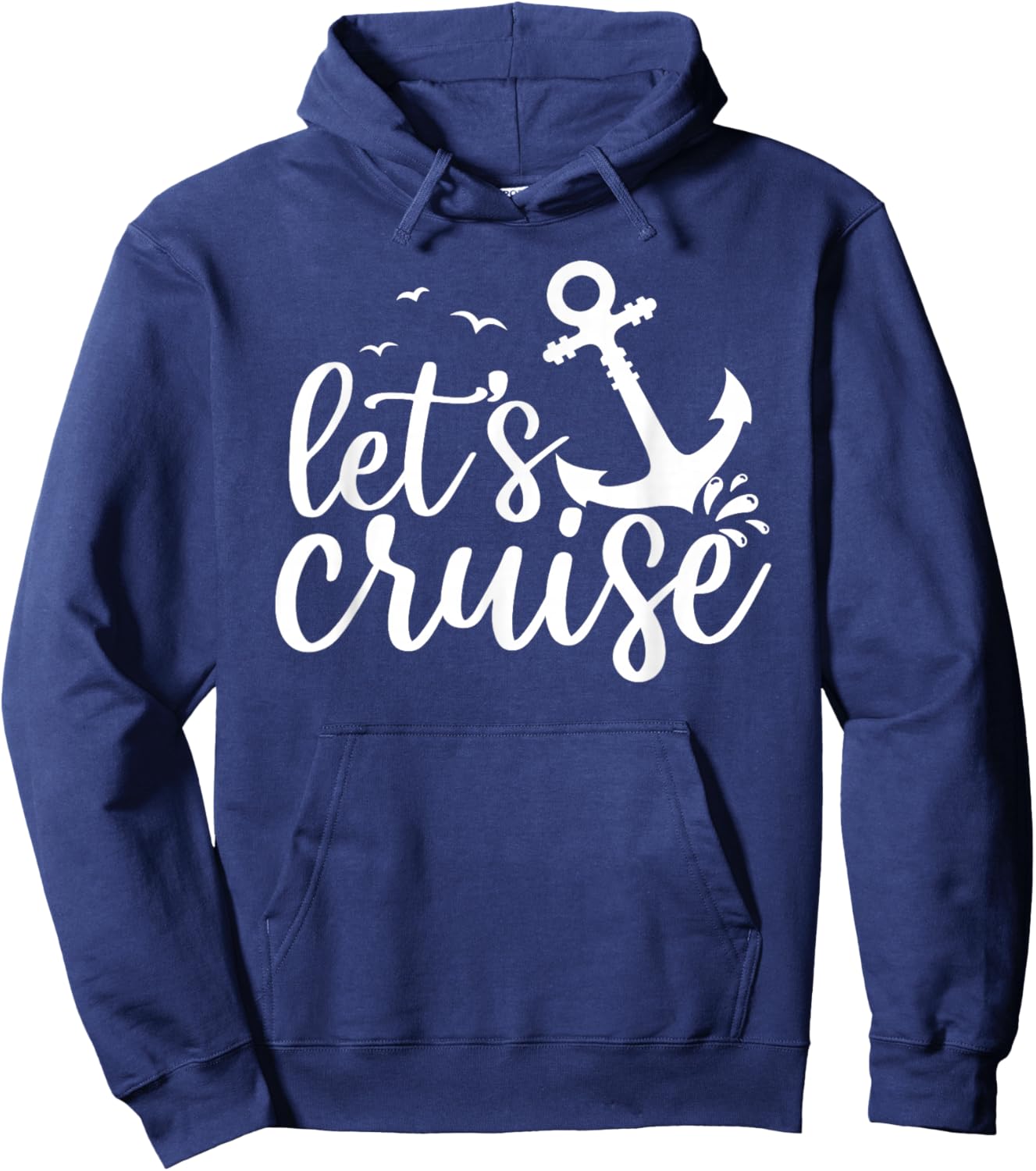 Let's Cruise Men Women Kids Vacation Summer Family Matching Hoodie - Hoodie | Navy