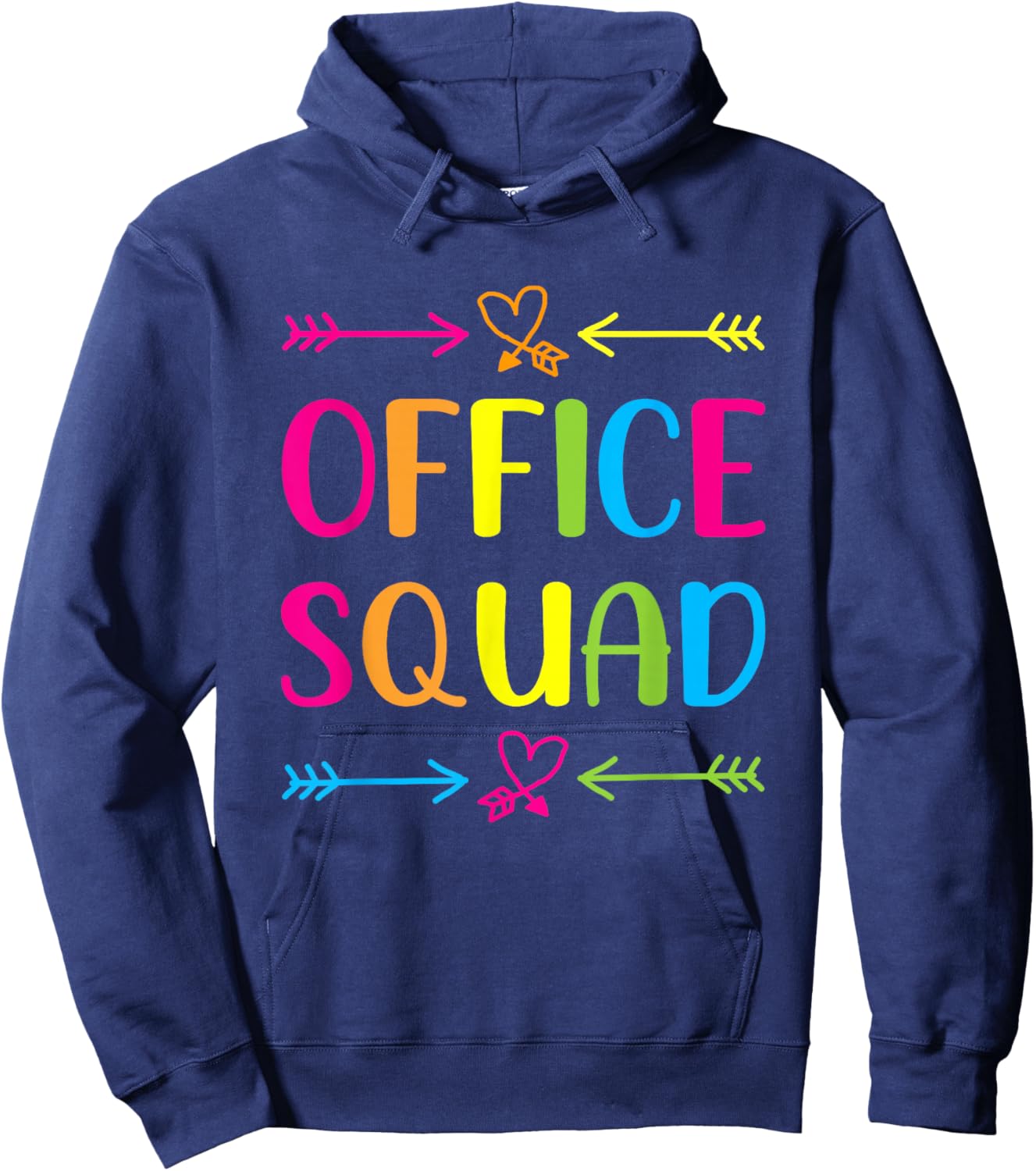 Office Squad Administrative Assistant School Secretary Hoodie - Hoodie | Navy